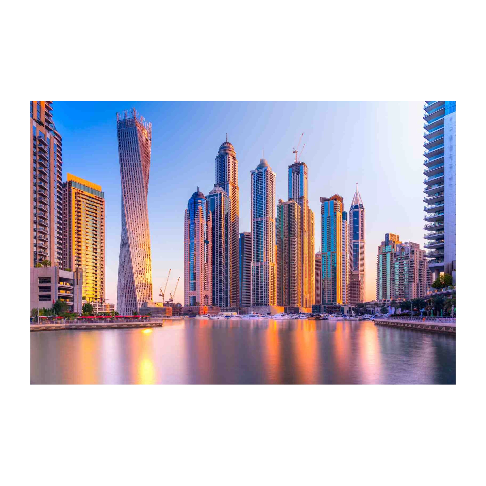 Dubai Marina Skyline Wall Art
