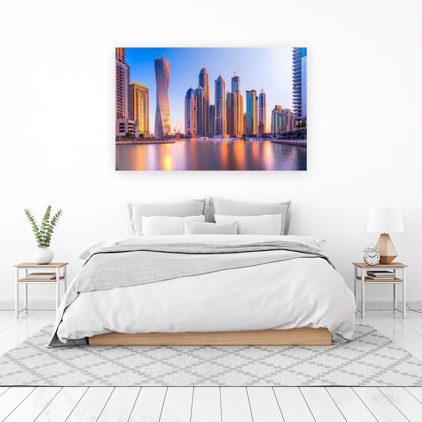 Dubai Marina Skyline Wall Art