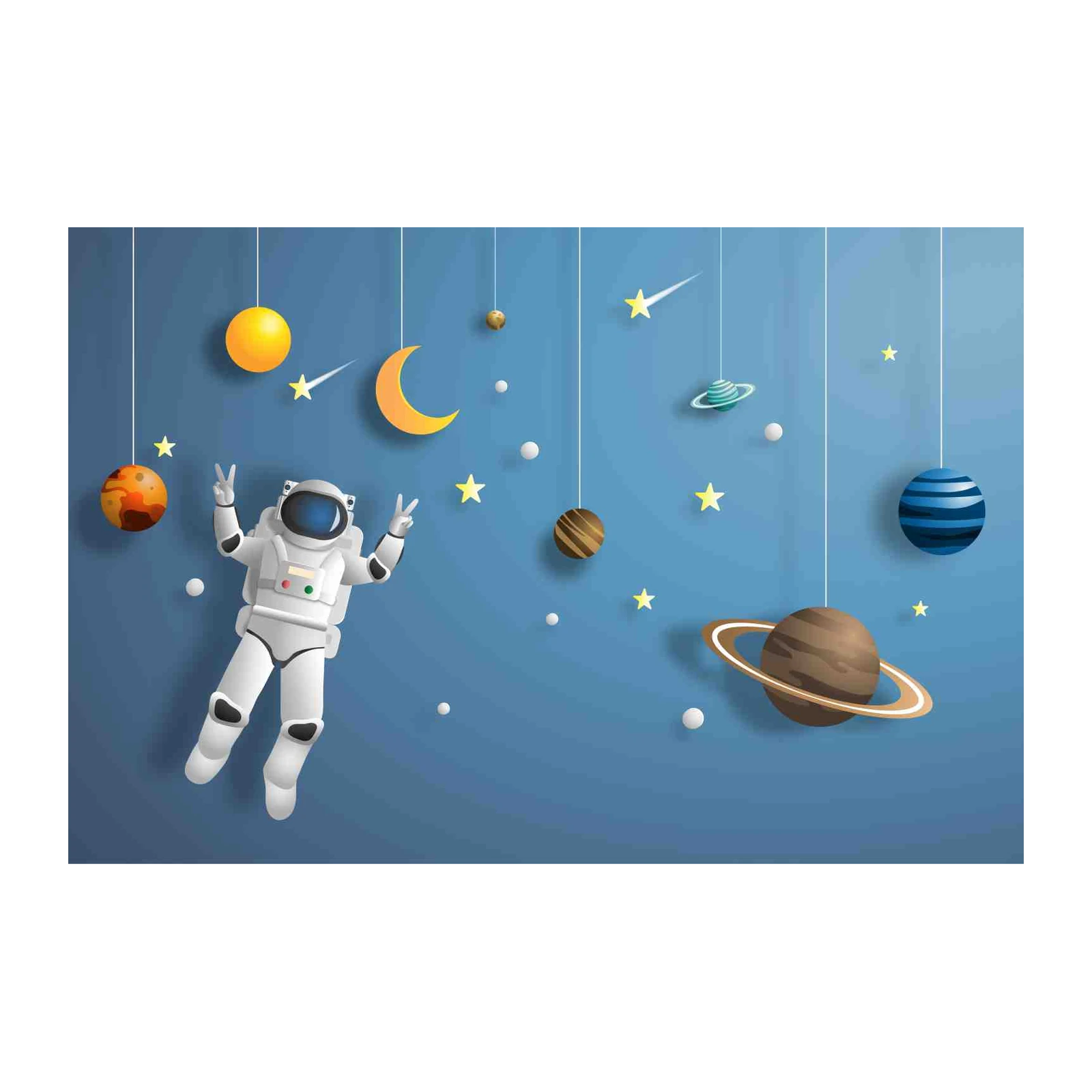 Astronaut Space Adventure Wall Art