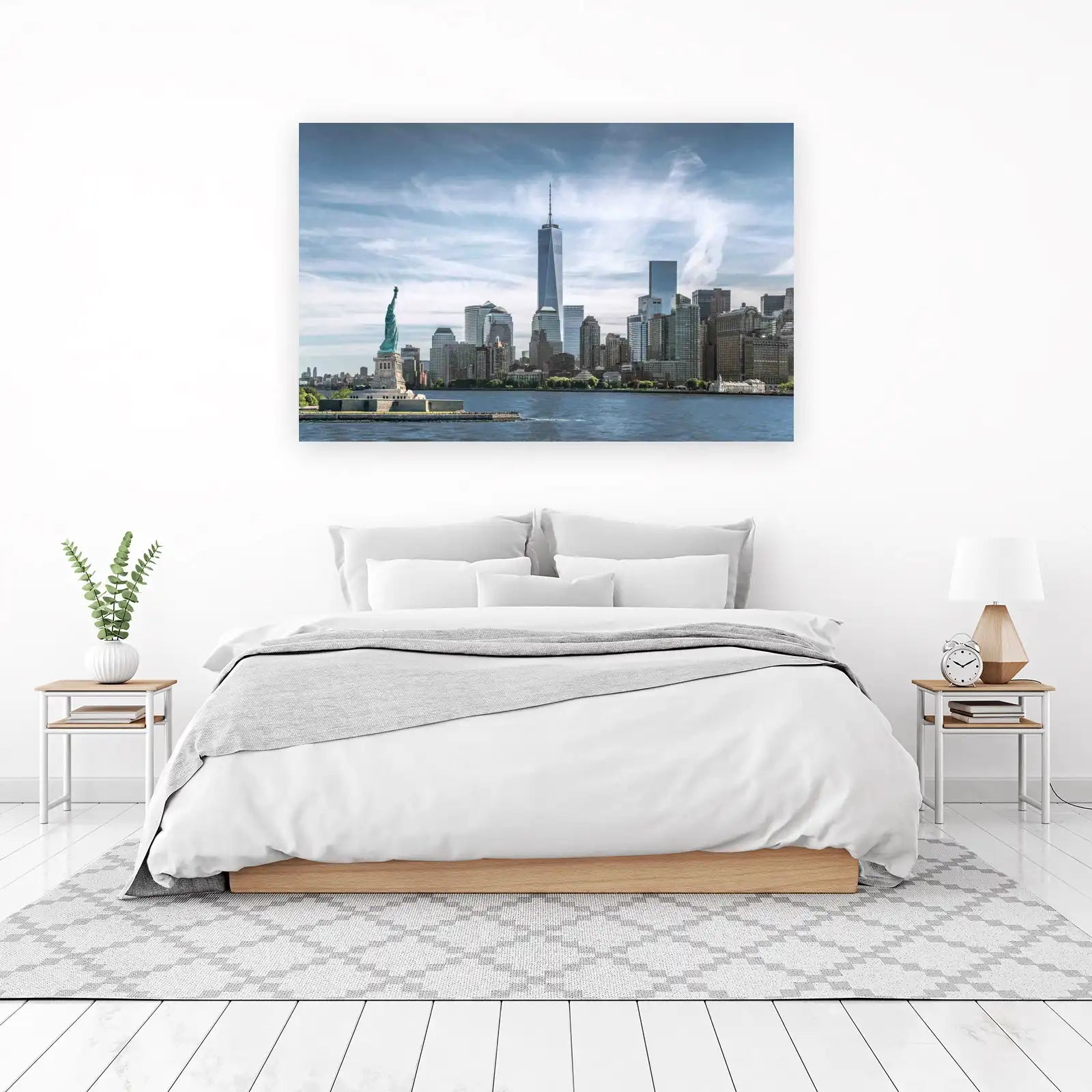 New York City Skyline & Liberty Wall Art