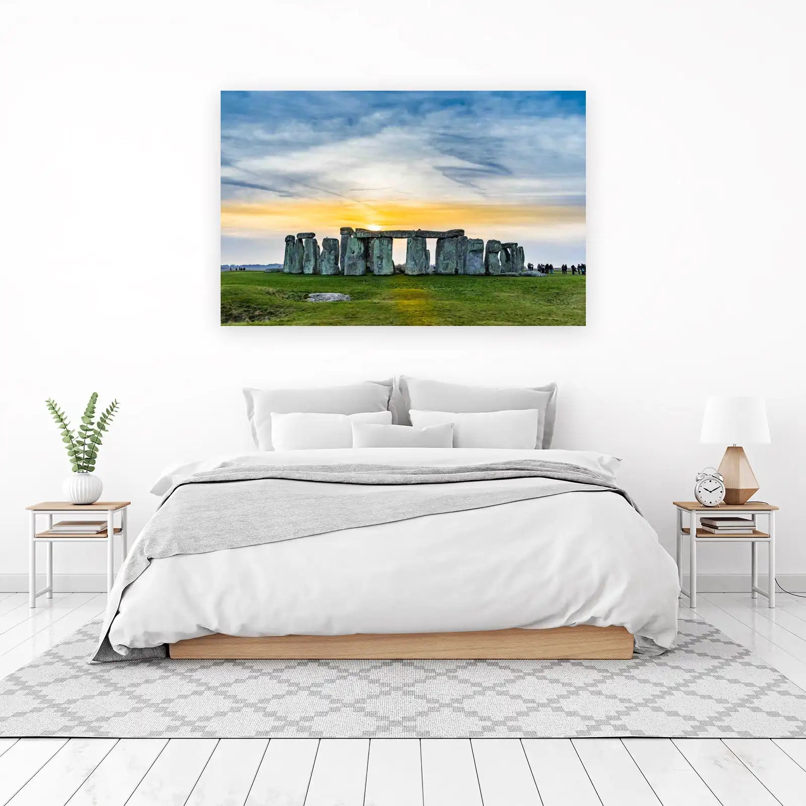 Majestic Stonehenge Sunset Wall Art