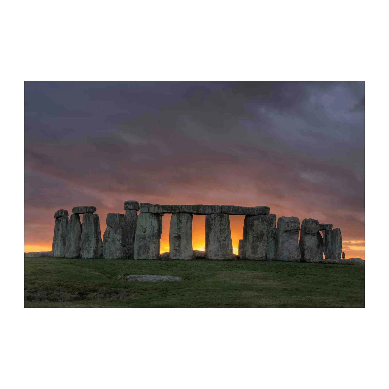 Majestic Stonehenge Sunset Wall Art