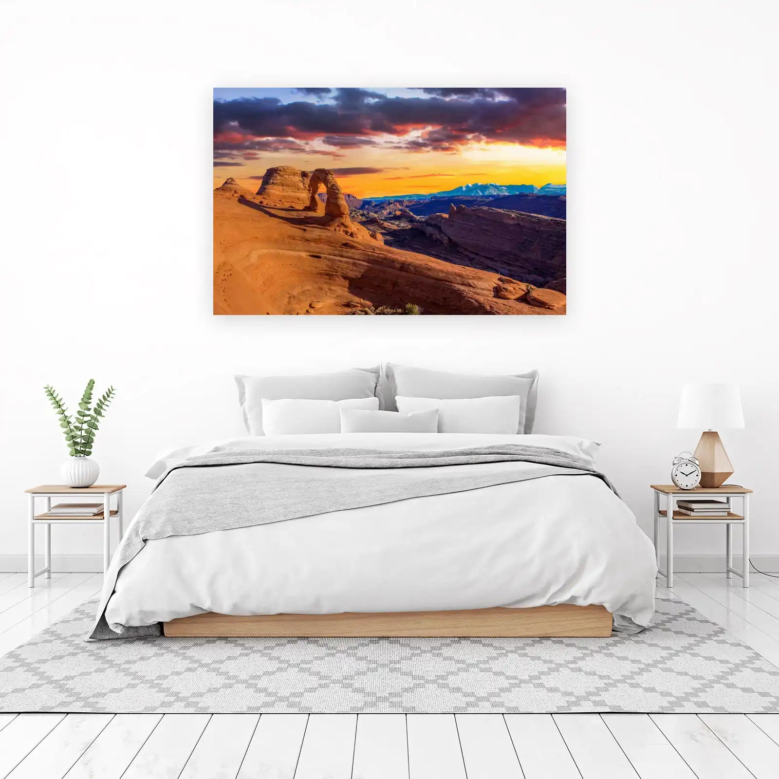 Desert Sunset Arch Wall Art