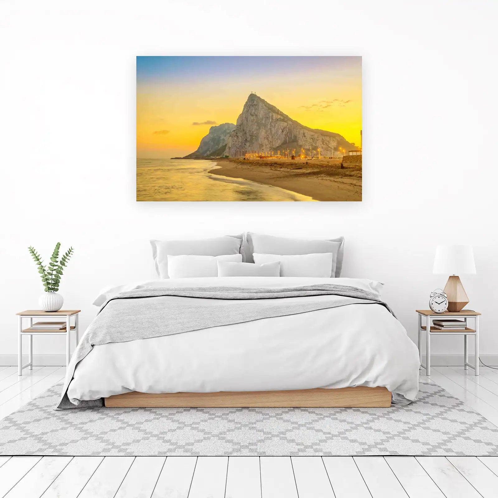 Gibraltar Rock Sunset Beach Wall Art