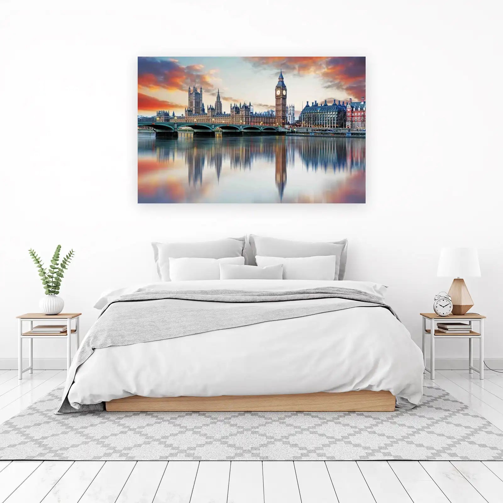 London Big Ben Sunset Wall Art