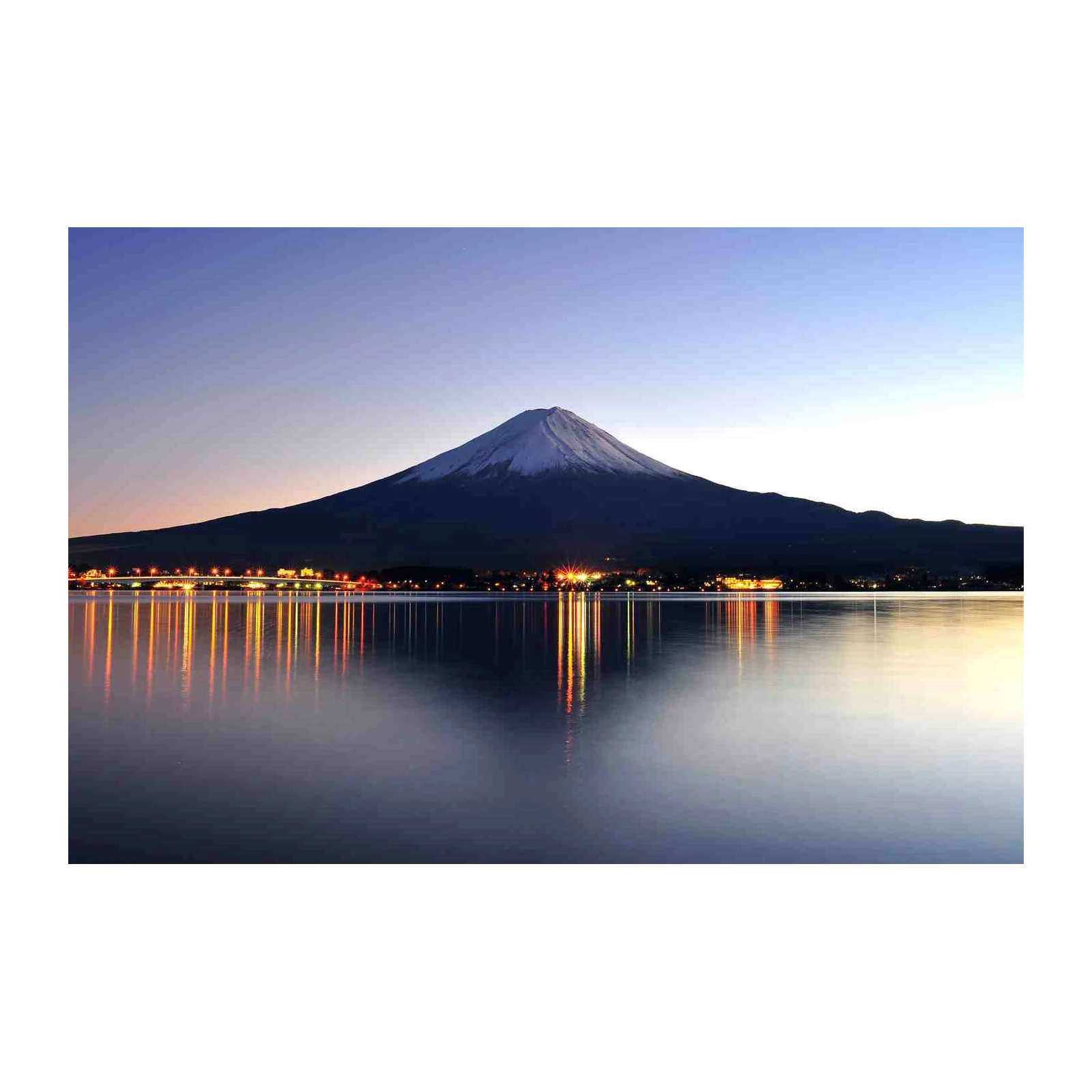 Majestic Mount Fuji Serene Lake Wall Art