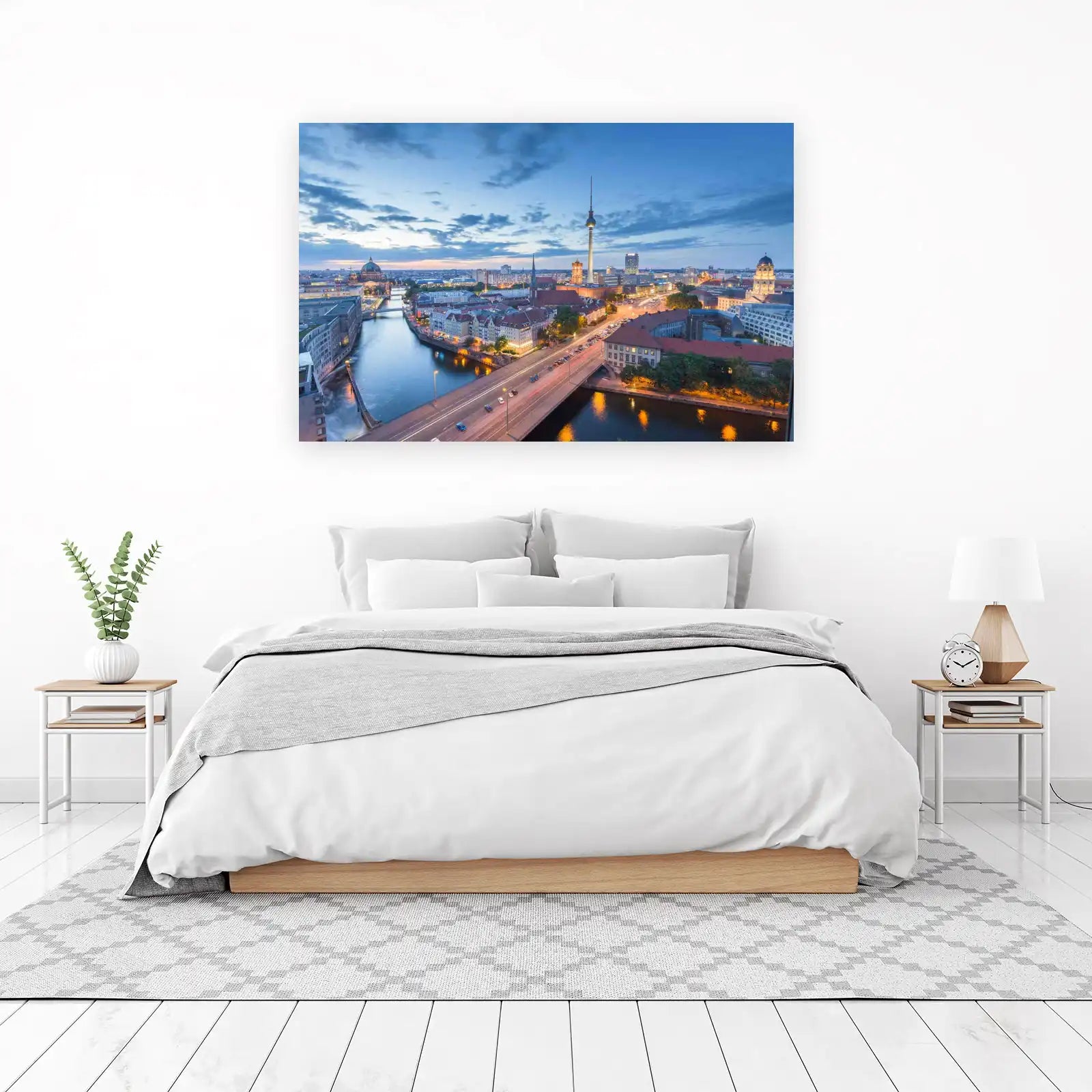 Stunning Berlin Skyline at Dusk Wall Art
