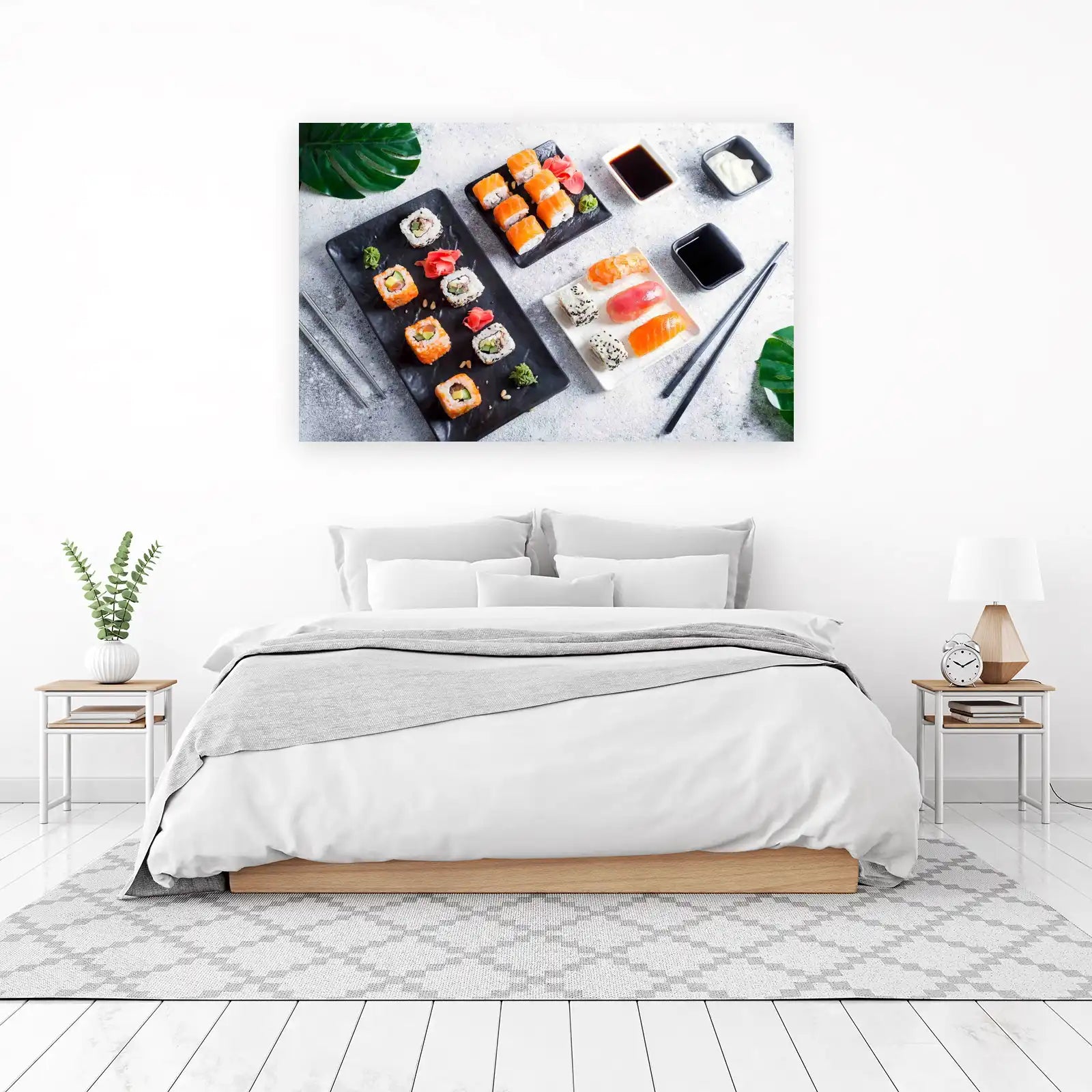 Vibrant Sushi Platter Wall Art