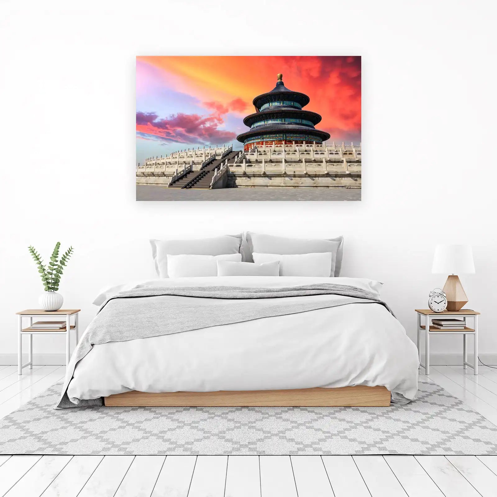 Temple of Heaven Sunset Wall Art | China Landmark Art