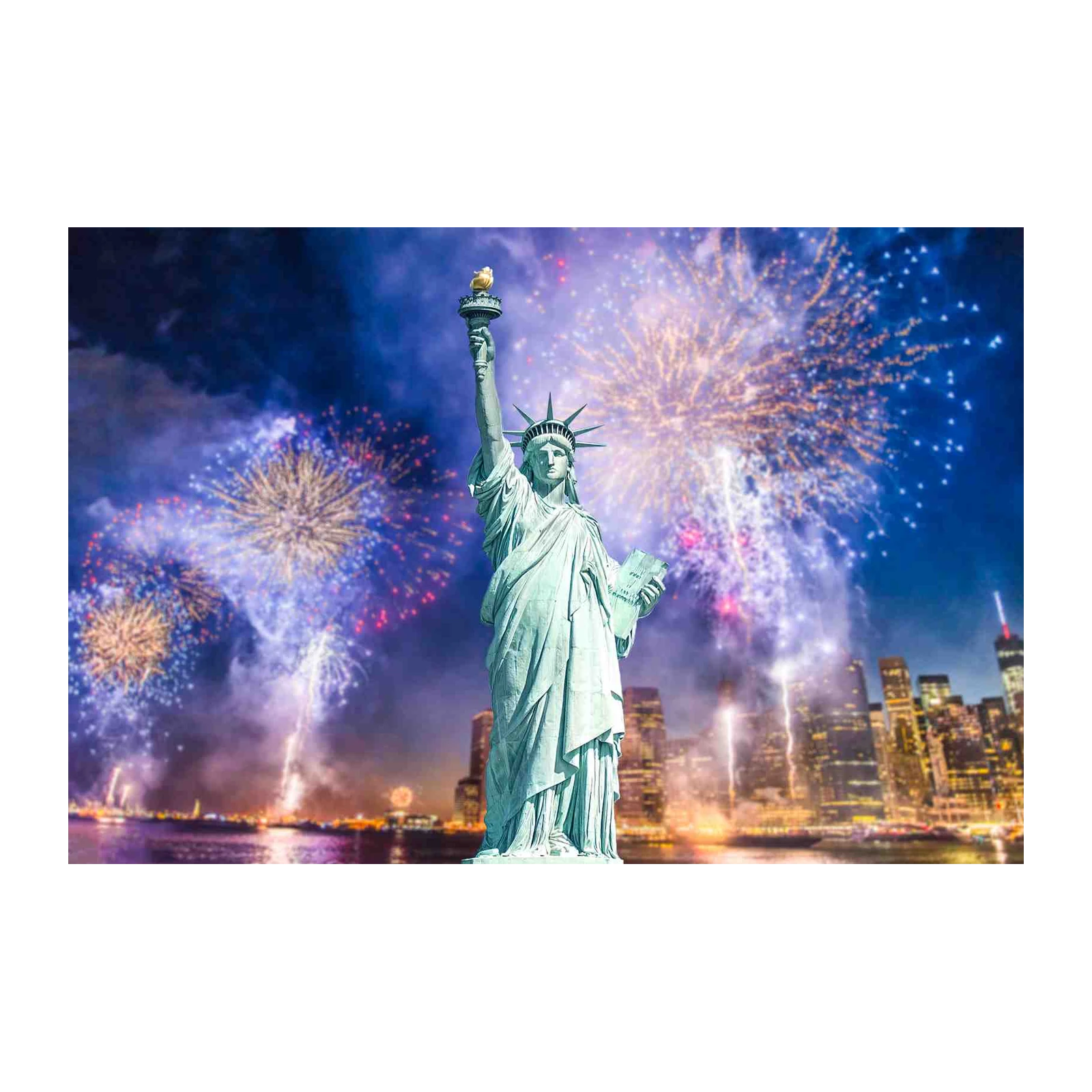 Majestic Liberty Fireworks Wall Art