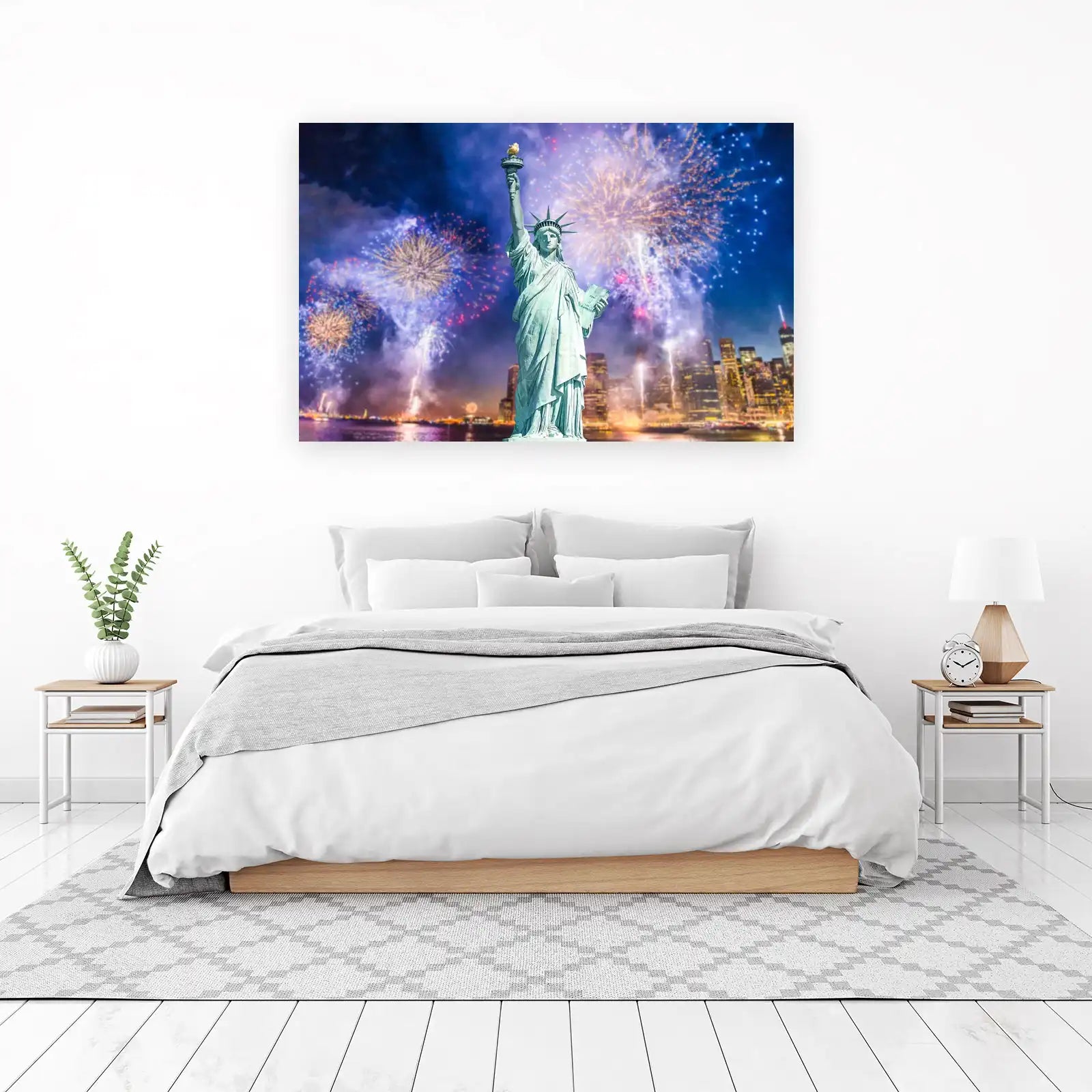 Majestic Liberty Fireworks Wall Art