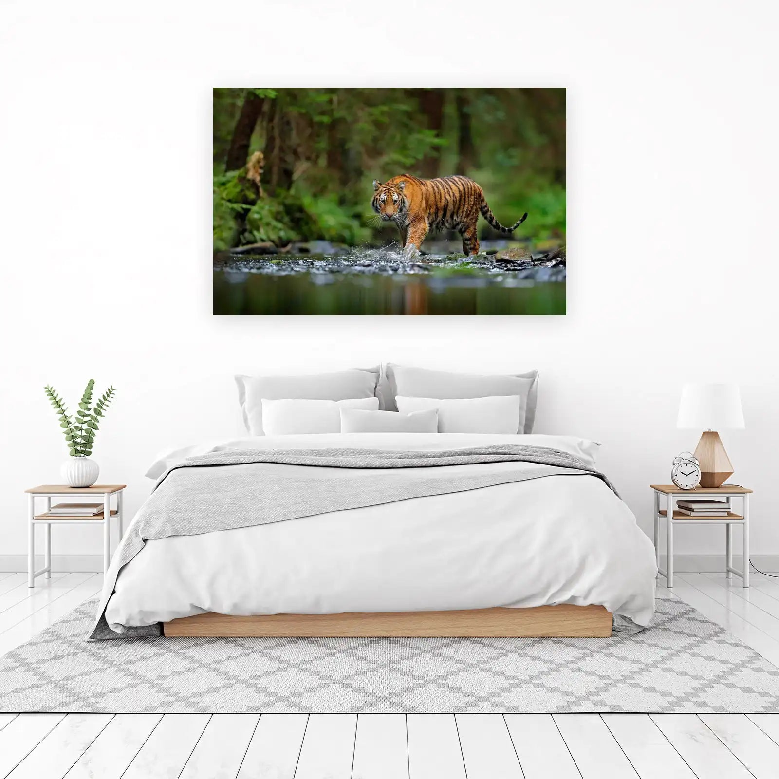 Majestic Tiger River Walk Wall Art