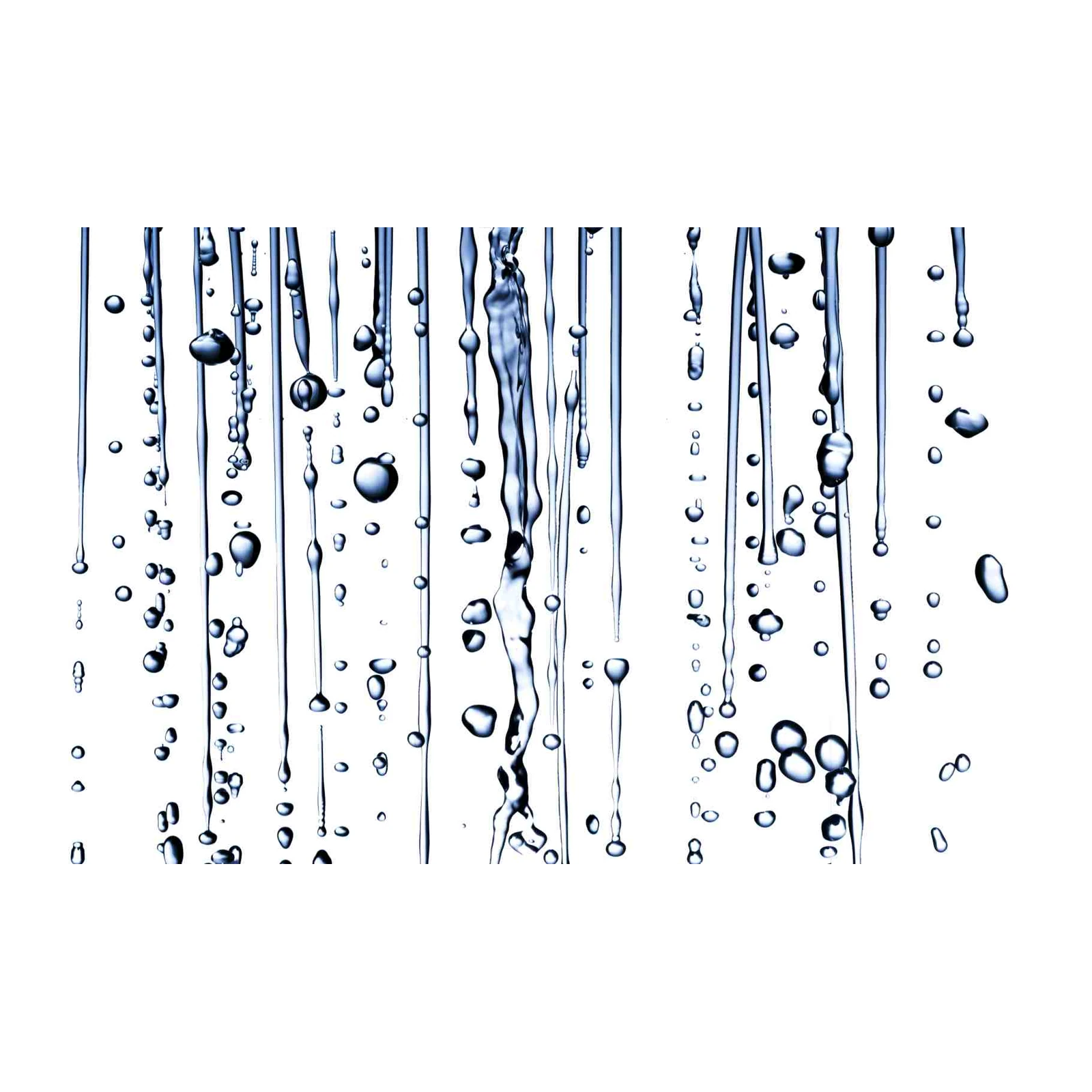 Abstract Water Drops & Flowing Liquid Wall Art