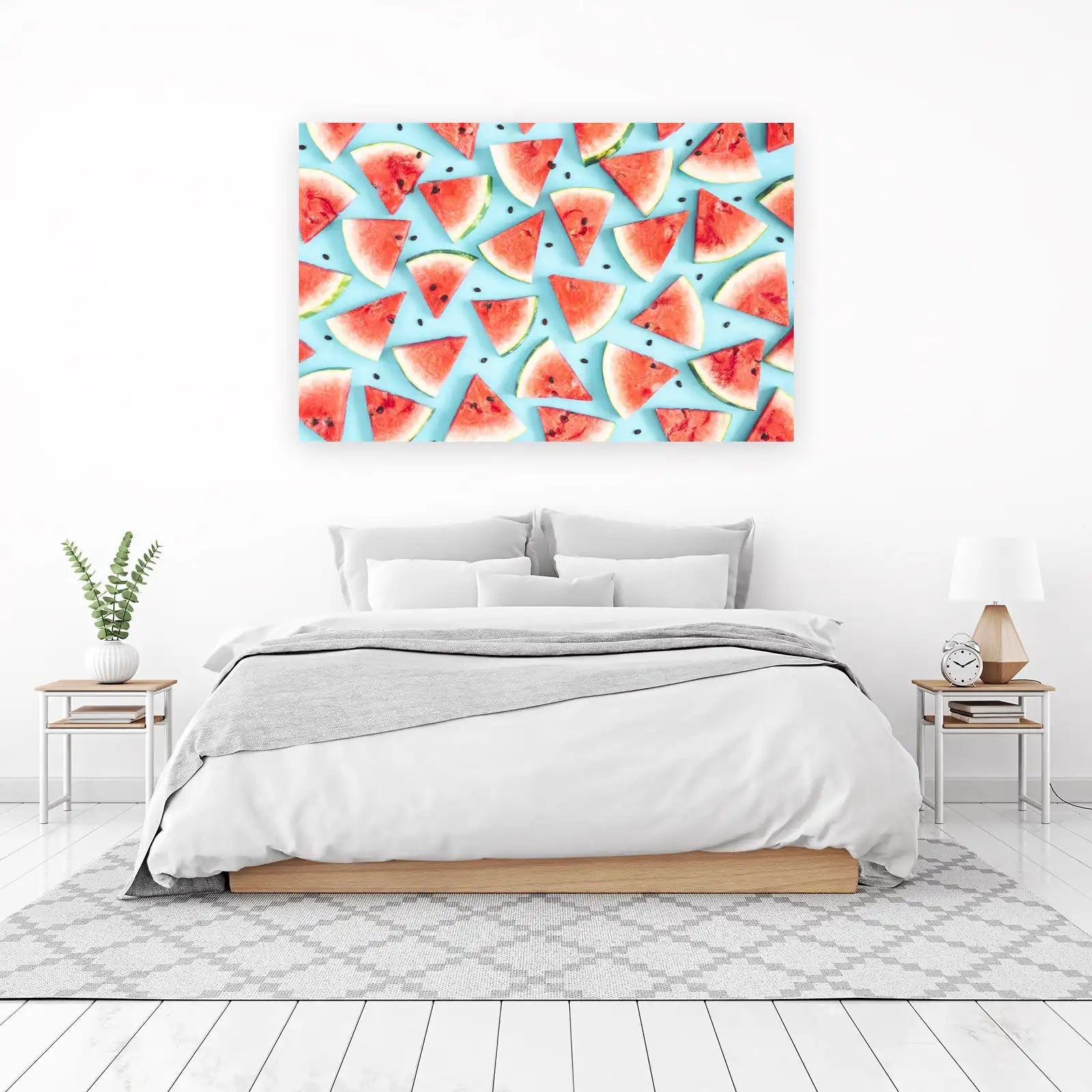 Juicy Watermelon Slices Summer Vibes Wall Art