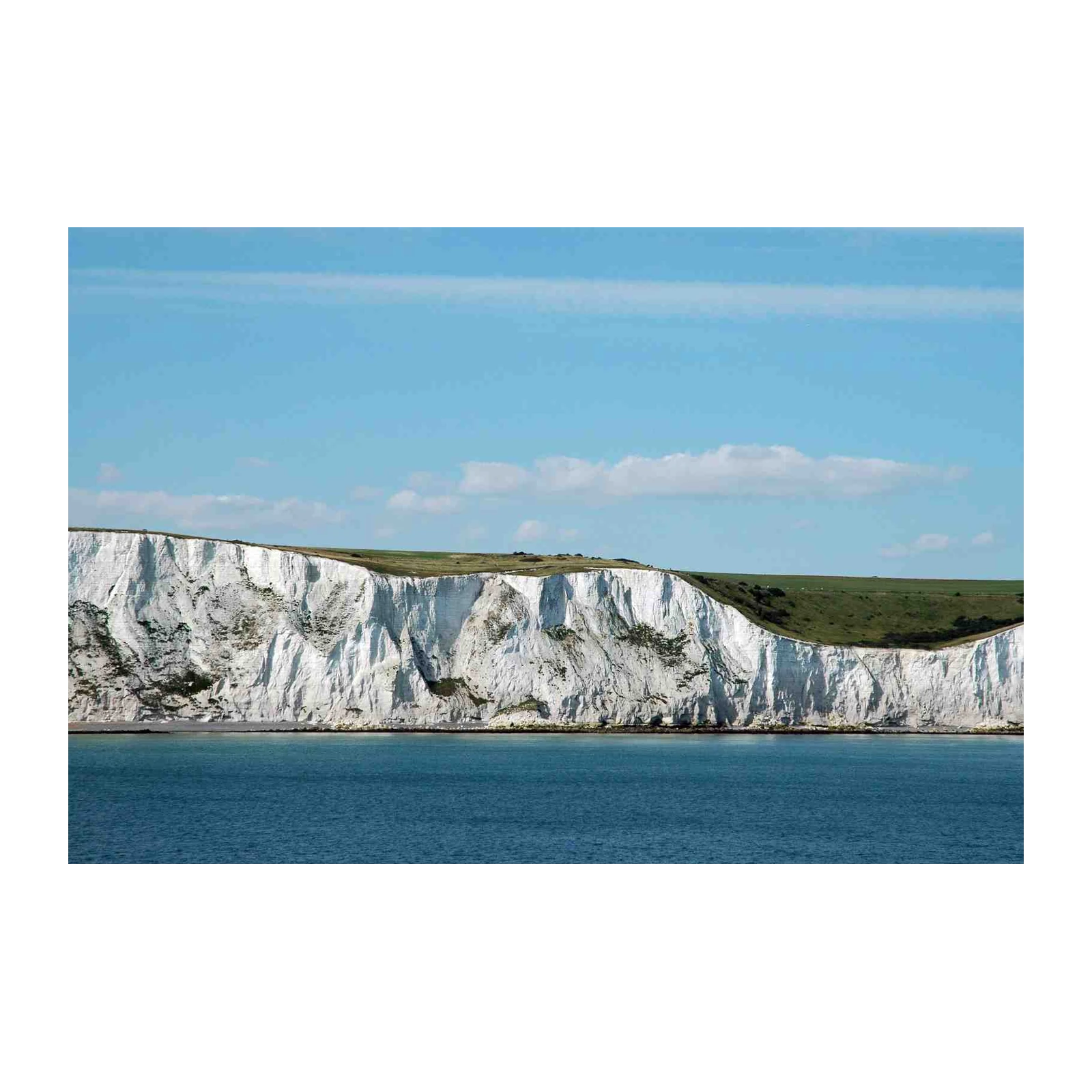 Majestic White Cliffs Landscape Wall Art