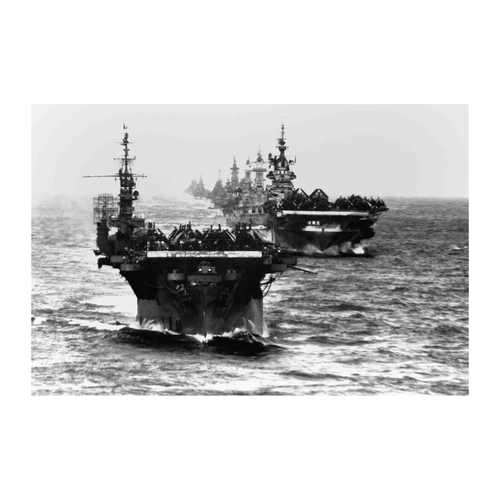 Historic Aircraft Carrier Fleet Wall Art