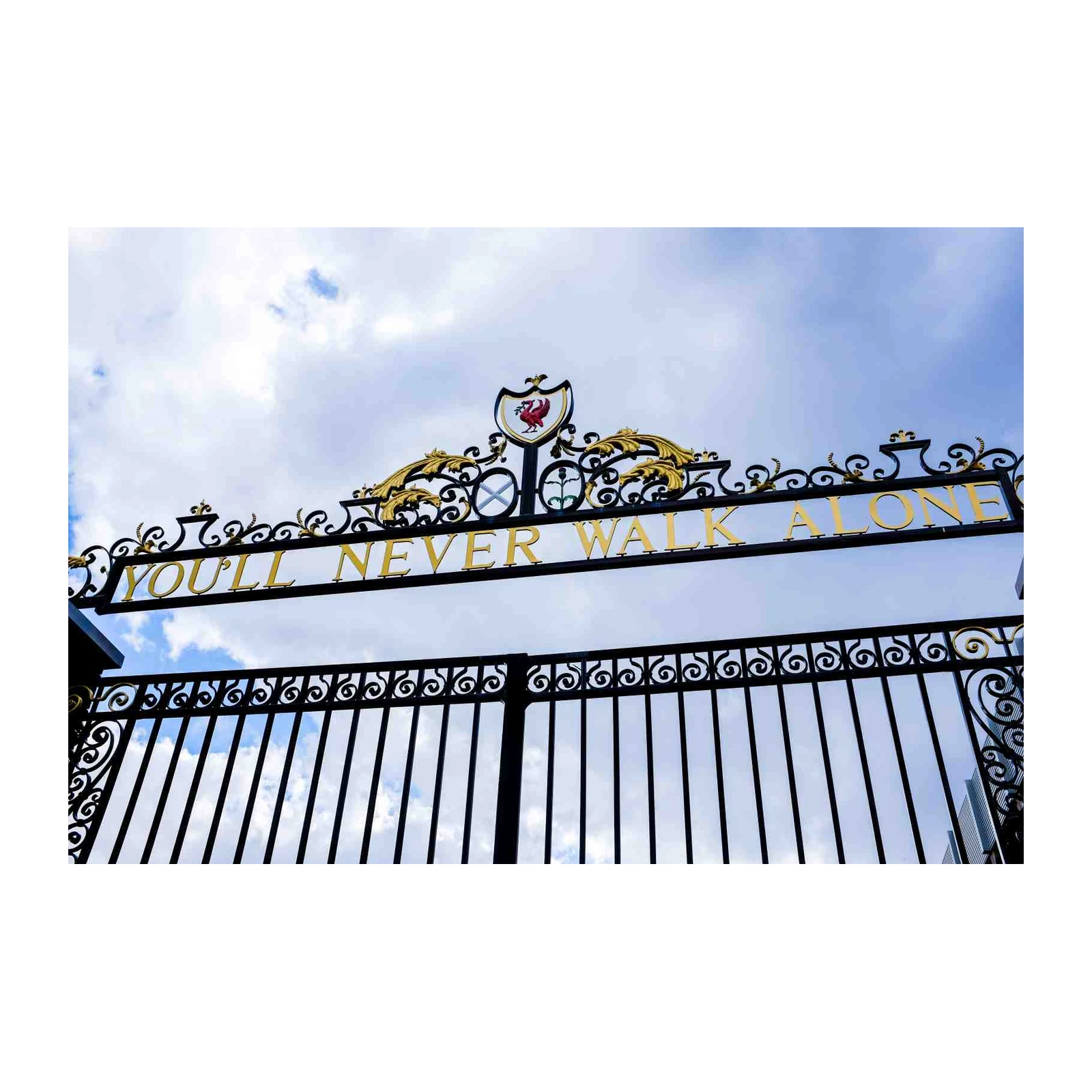 Iconic "You'll Never Walk Alone" Gate Wall Art