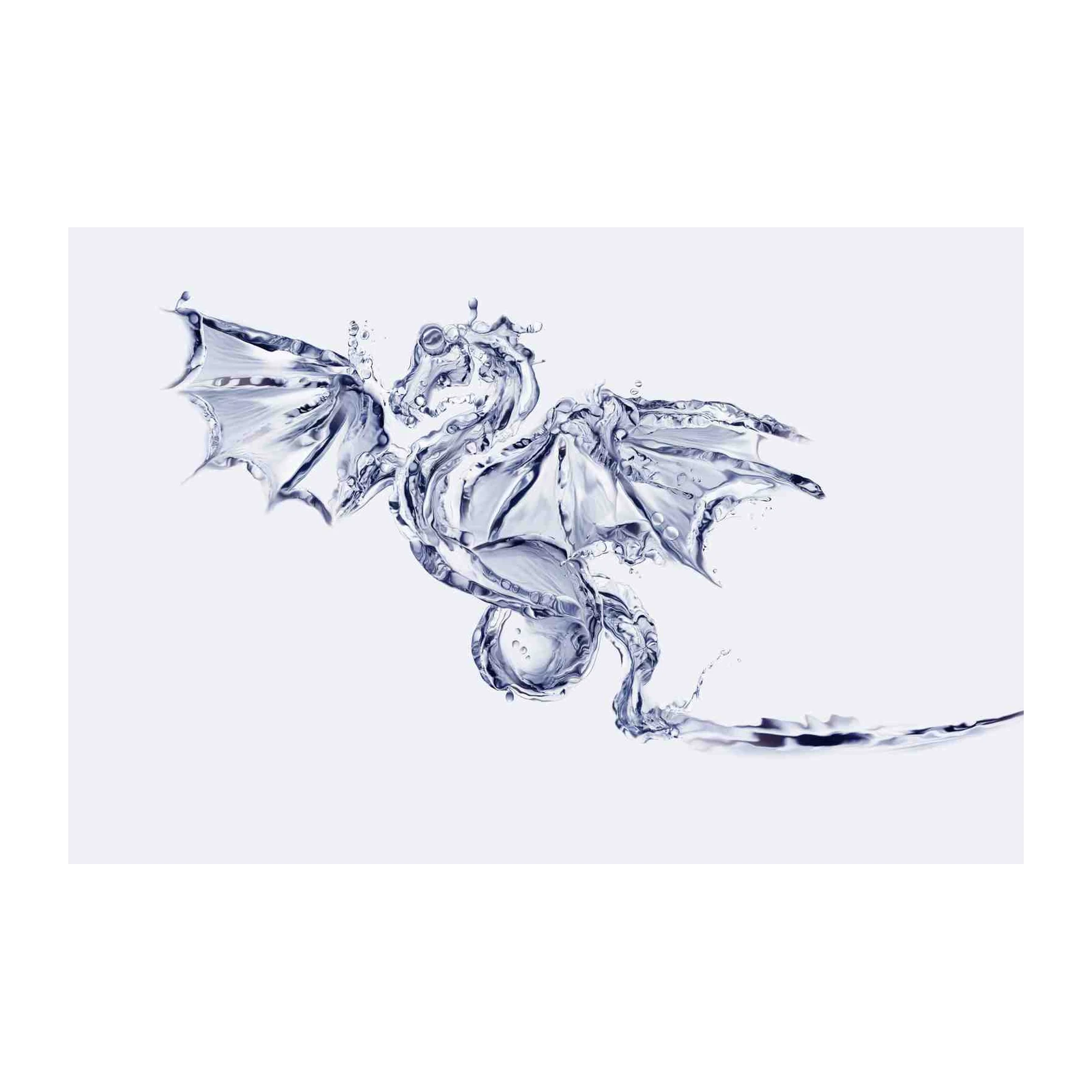 Majestic Water Dragon Art Wall Art