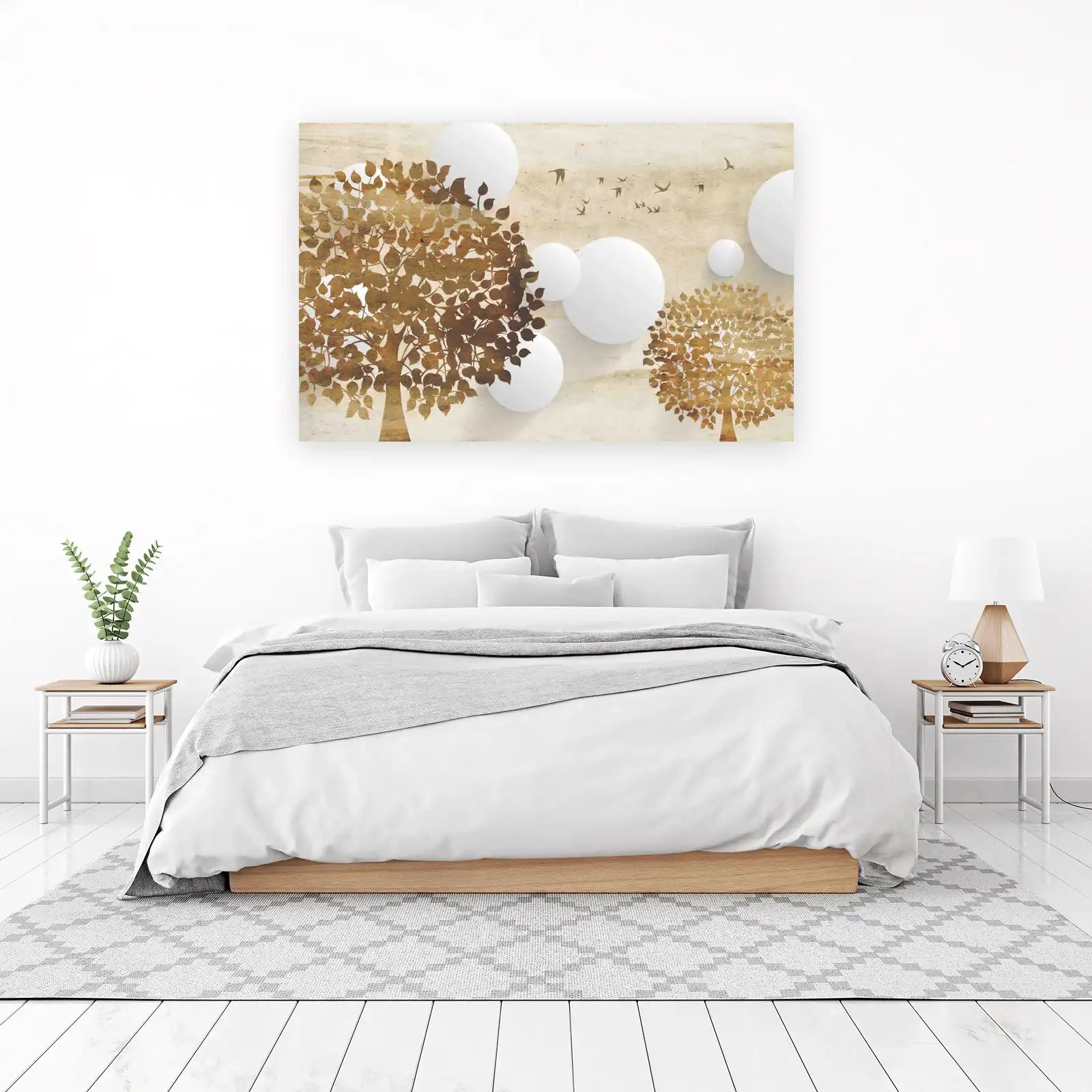Nature's Serenity Tree & Birds Wall Art