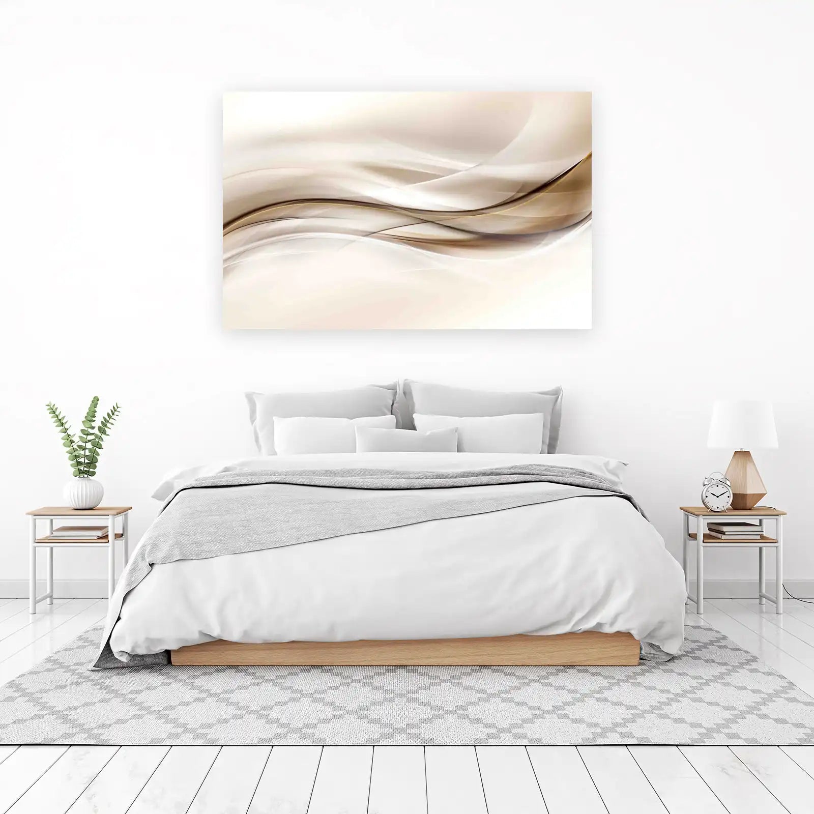 Elegant Waves Abstract Wall Art