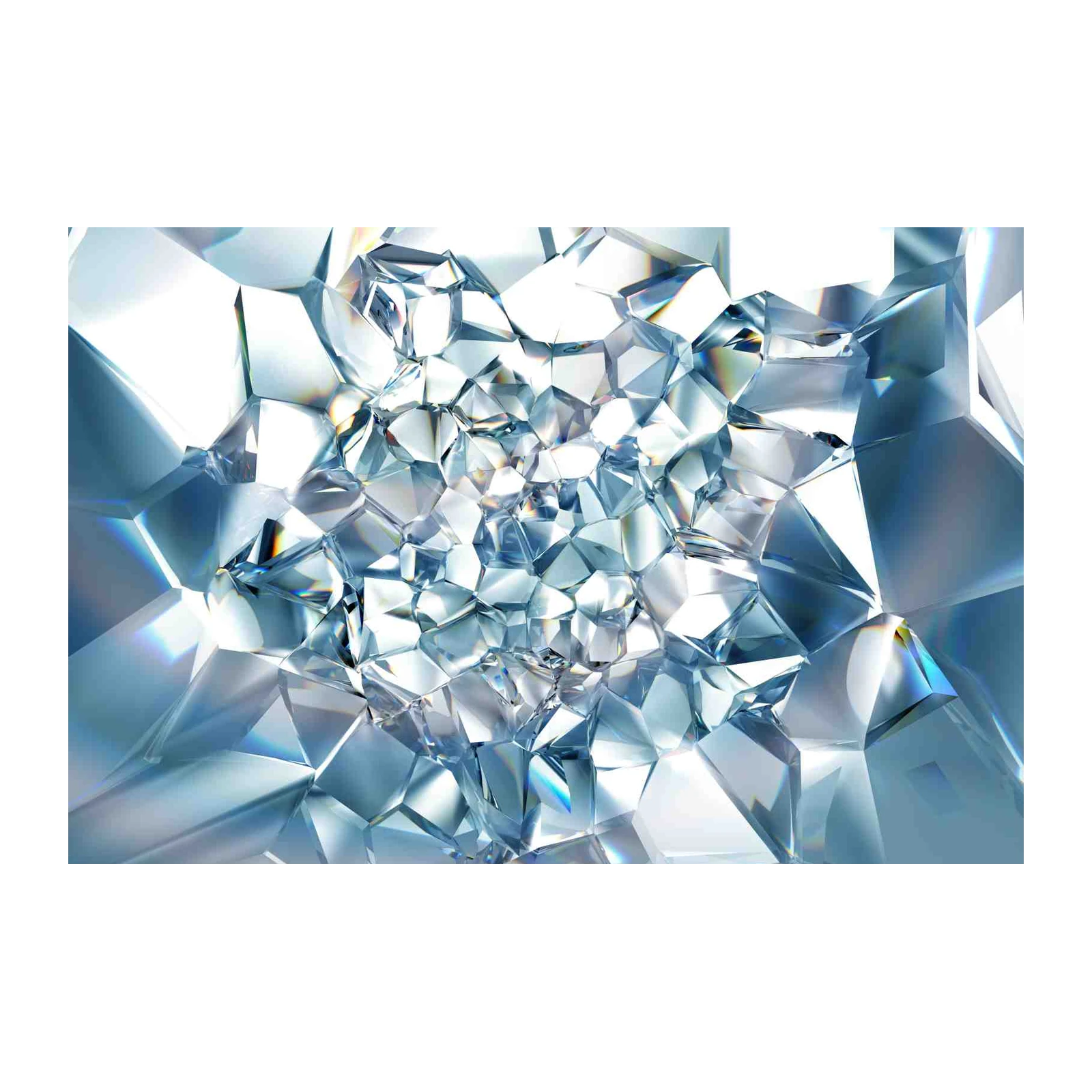 Luxury Diamond Facets Wall Art