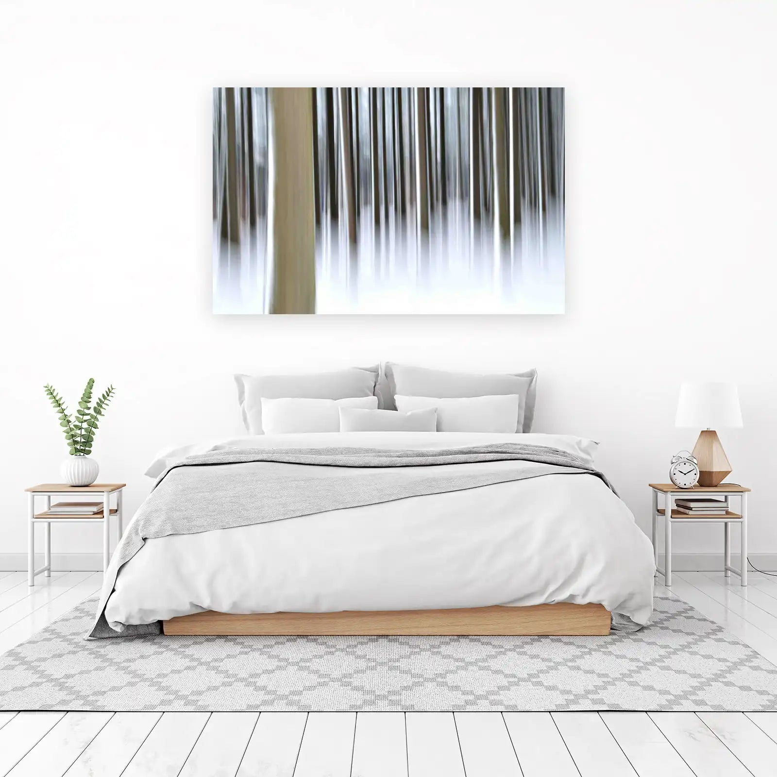 Abstract Forest Landscape Wall Art