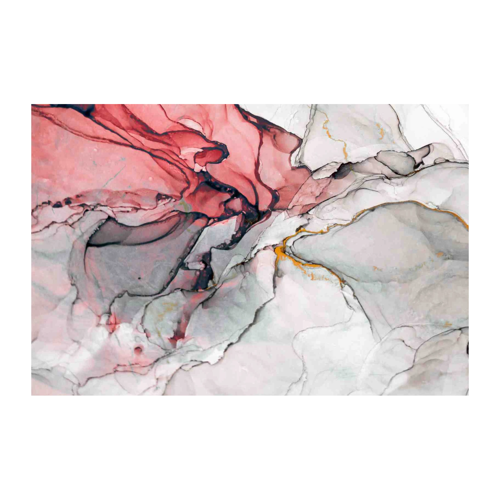 Abstract Ink Flow Wall Art | Modern Wall Art