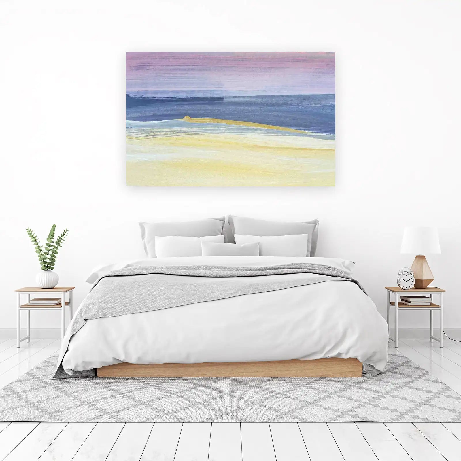 Abstract Coastal Serenity Wall Art