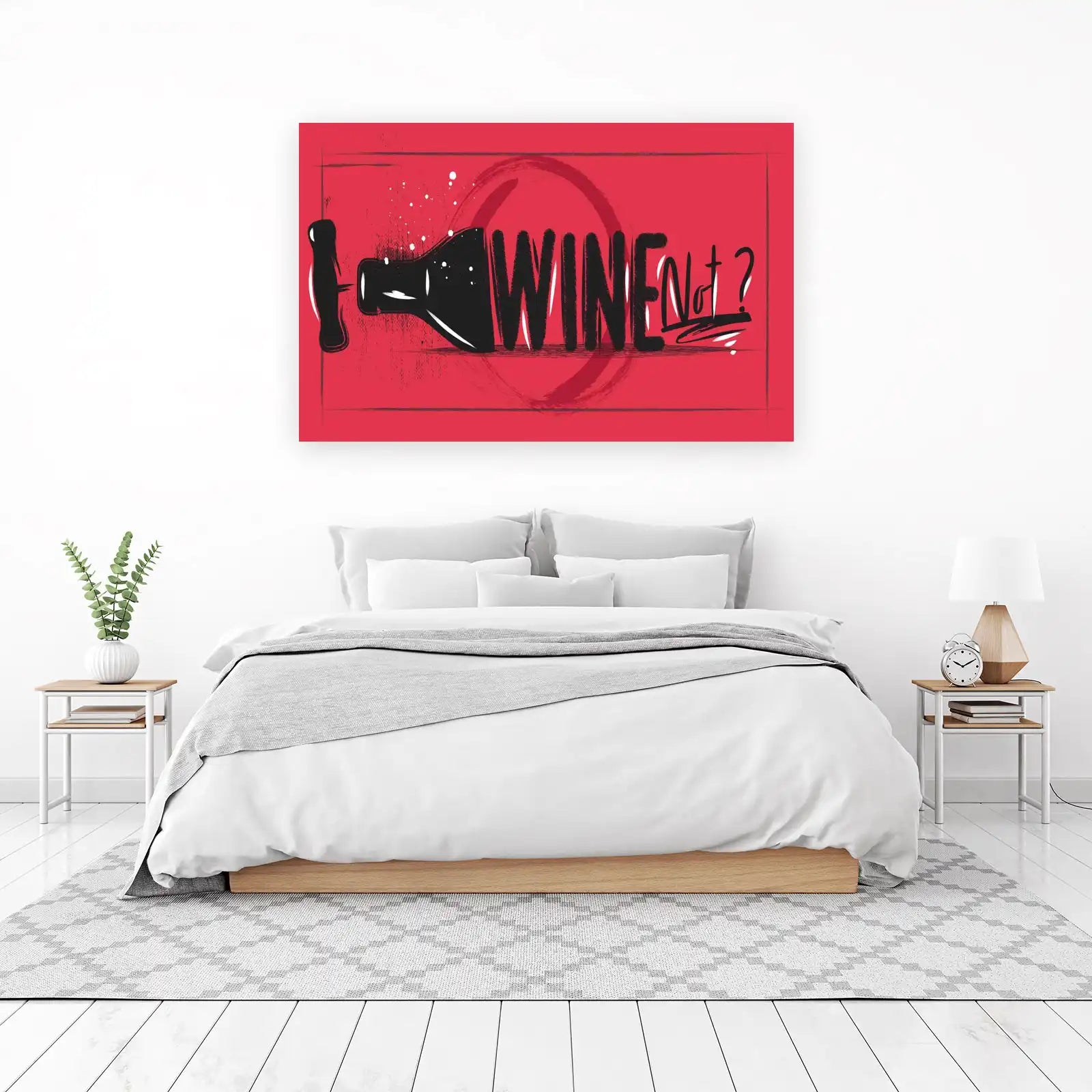 Wine Not? Bold Kitchen & Bar Wall Art