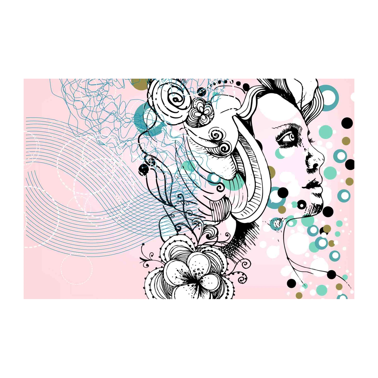 Bohemian Woman Portrait Wall Art