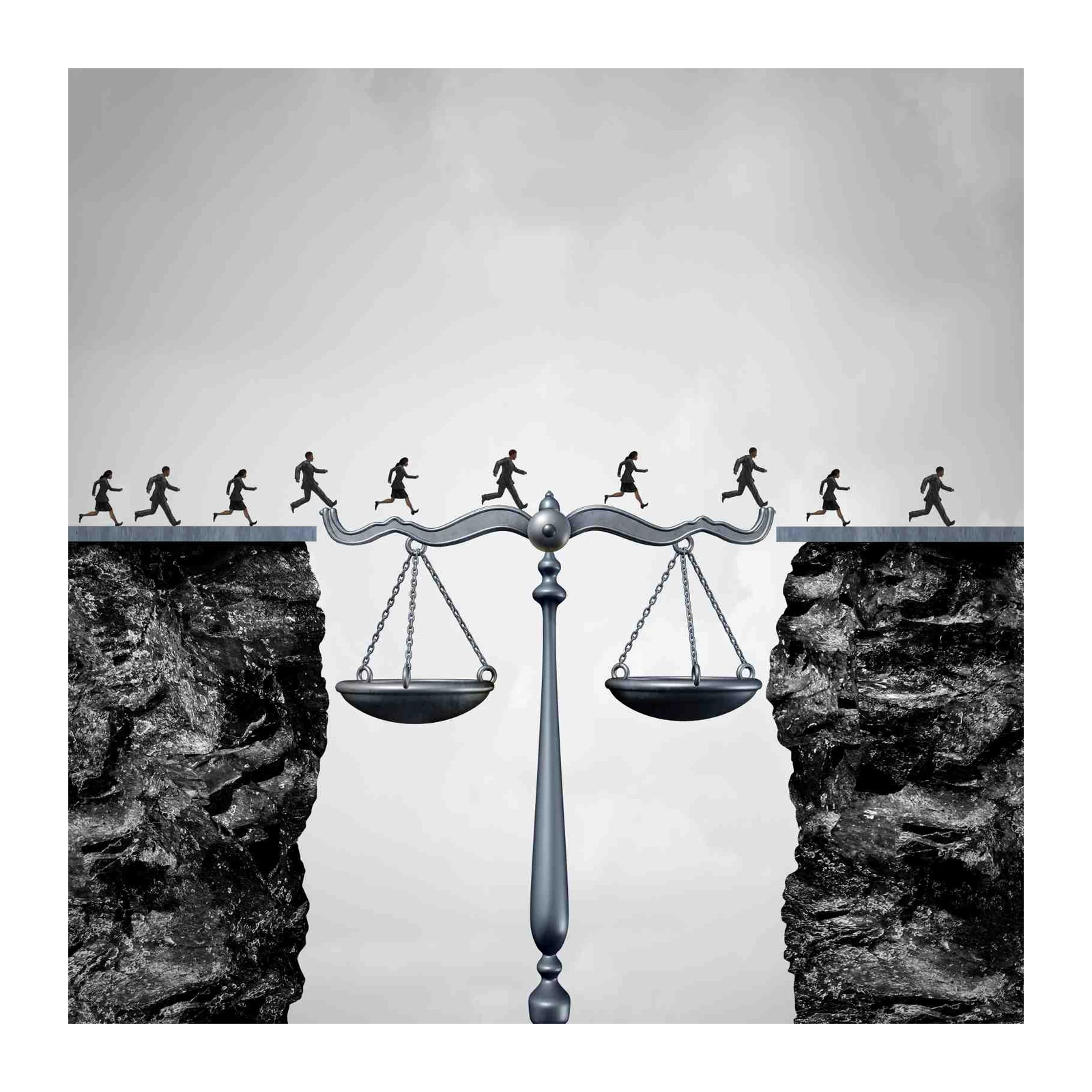 Bridging the Gap Motivational Wall Art