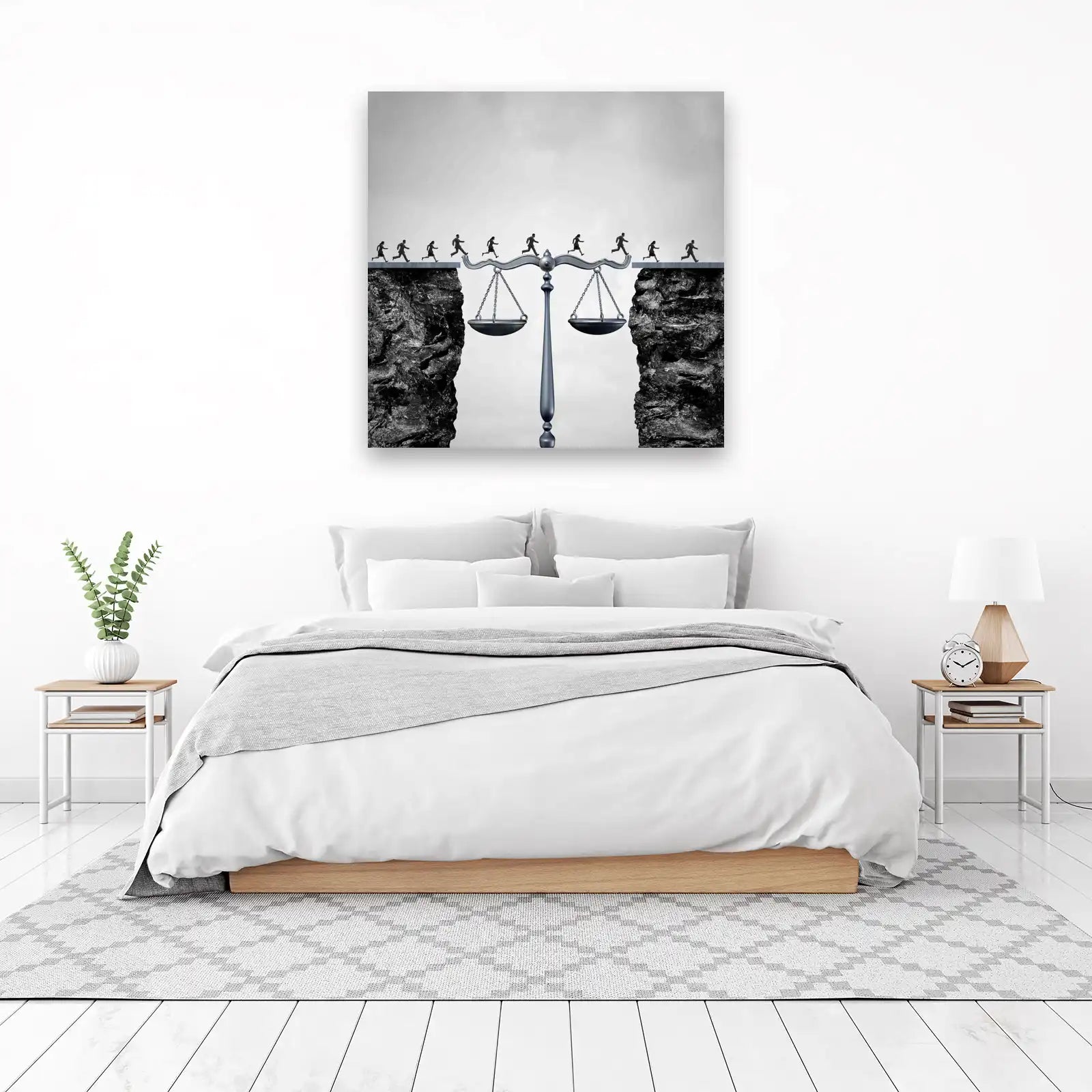 Bridging the Gap Motivational Wall Art