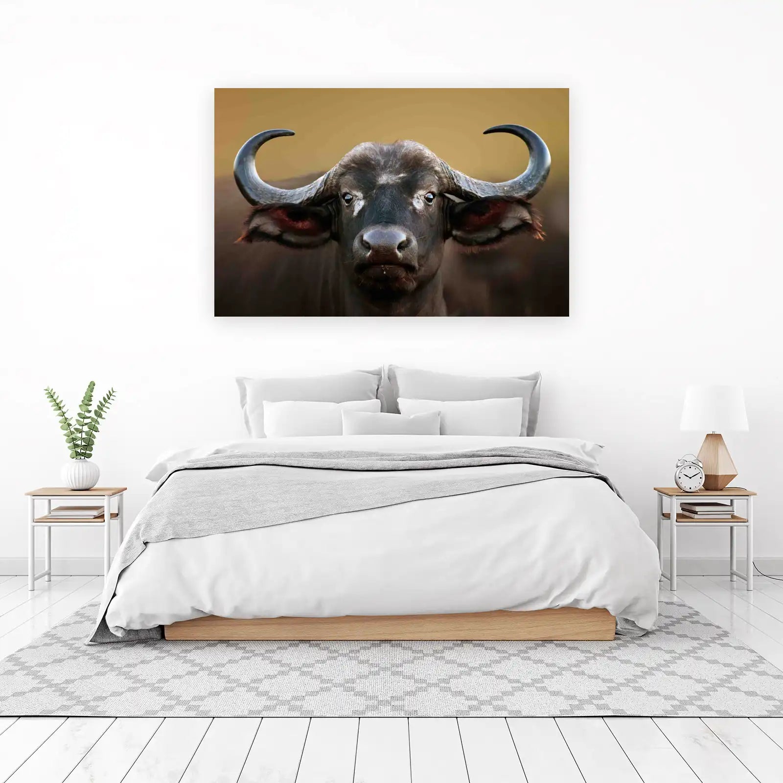 Majestic Buffalo Portrait Wall Art
