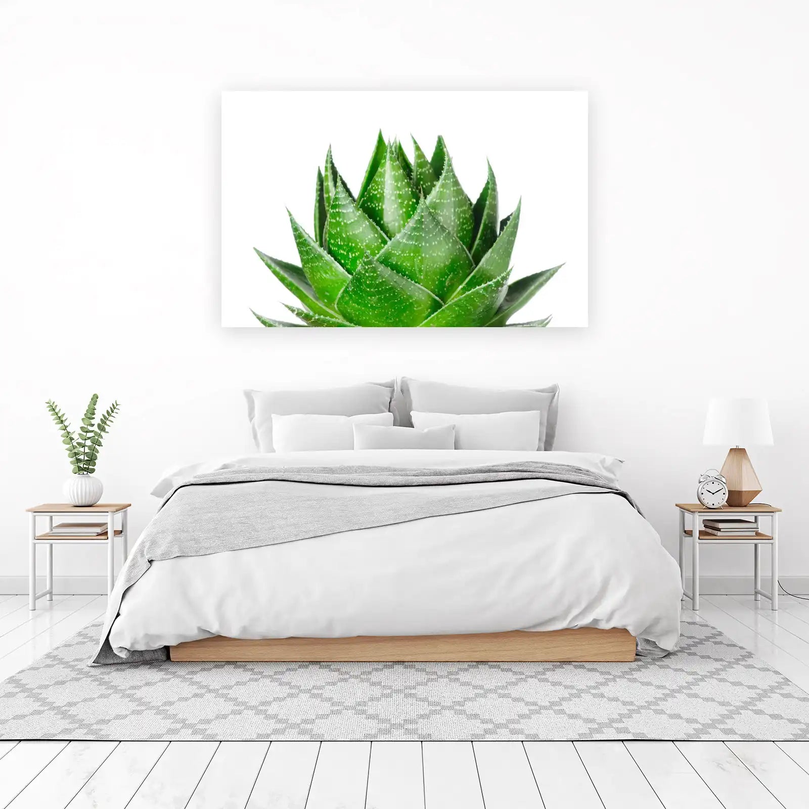 Vibrant Aloe Vera Succulent Wall Art