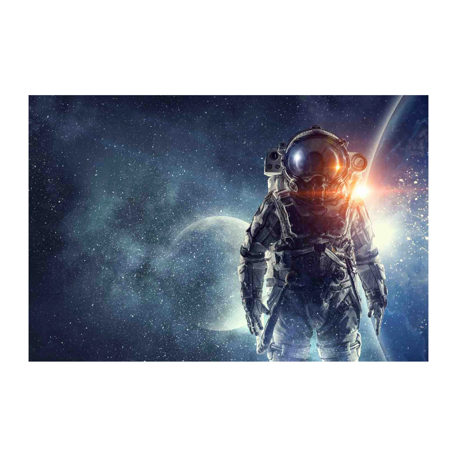 Astronaut Cosmic Voyage Wall Art