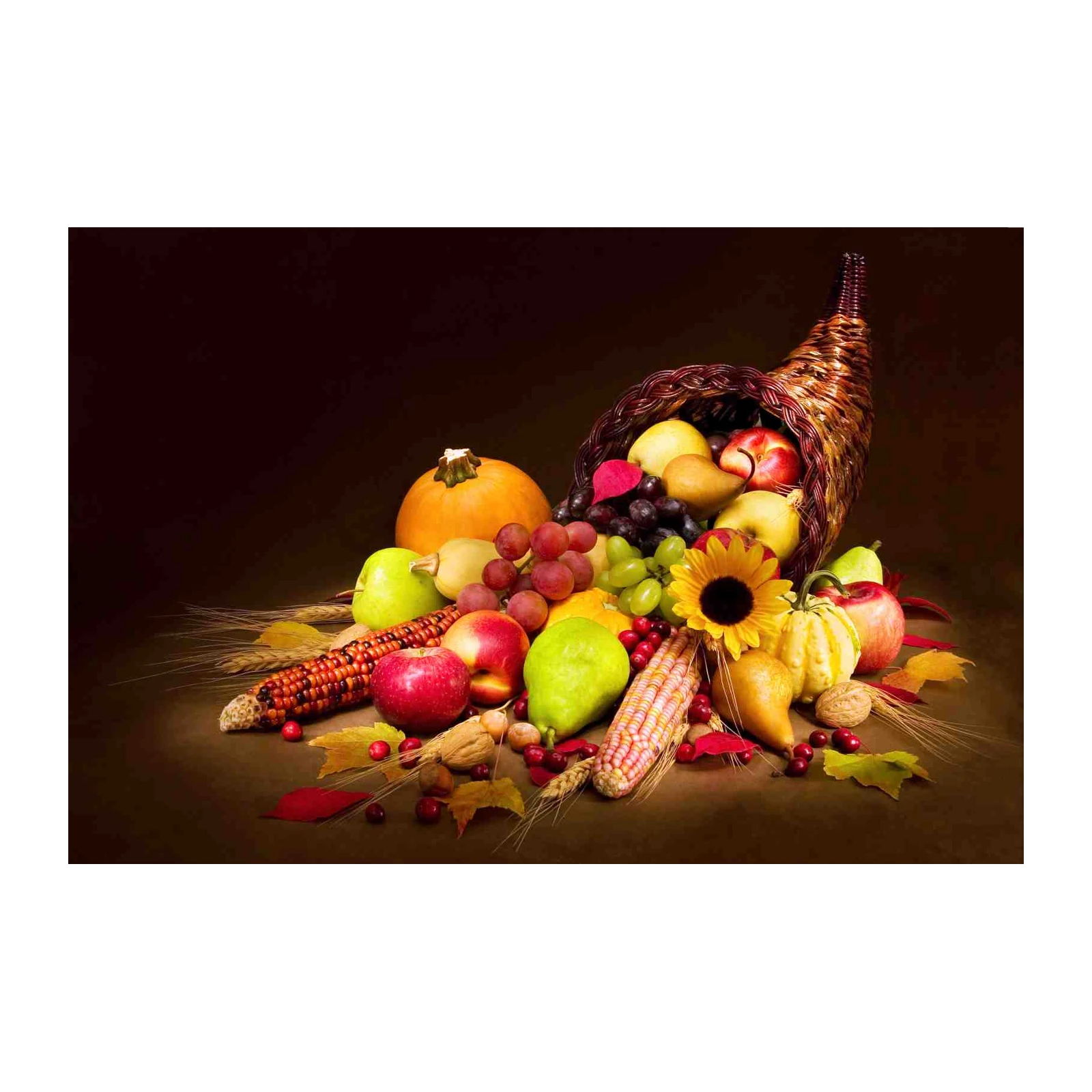 Abundant Harvest Cornucopia Wall Art