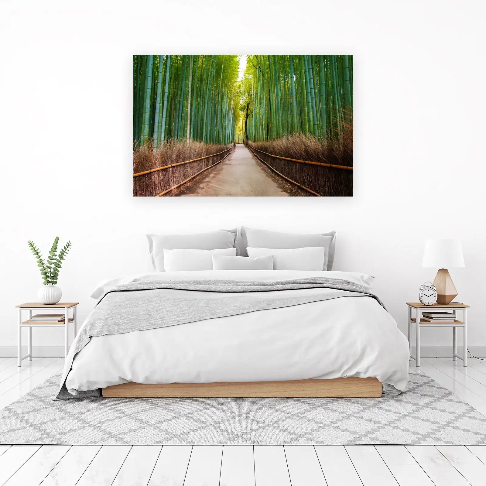 Serene Bamboo Path Wall Art
