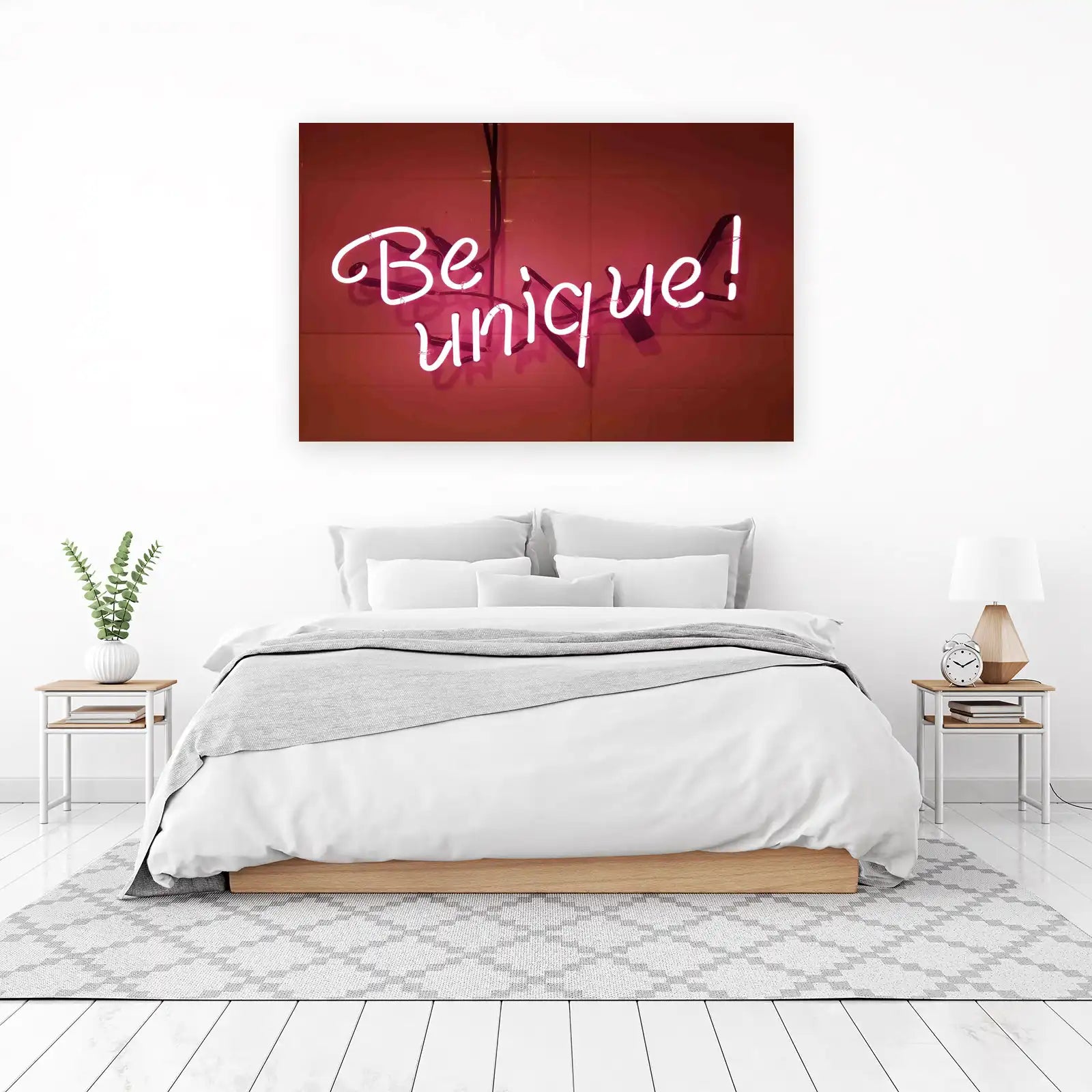 Be Unique Neon Sign Wall Art