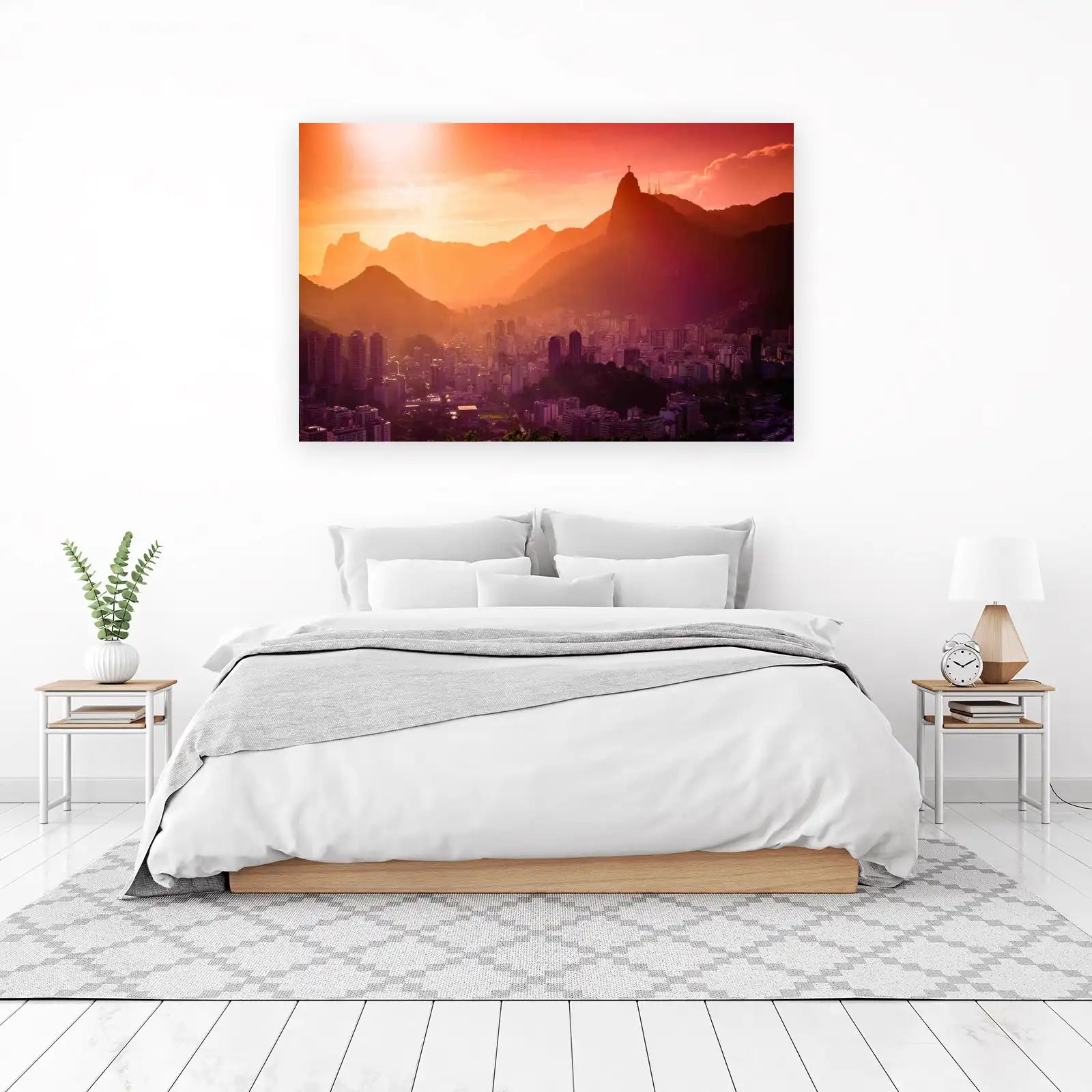 Rio Sunset Cityscape Wall Art