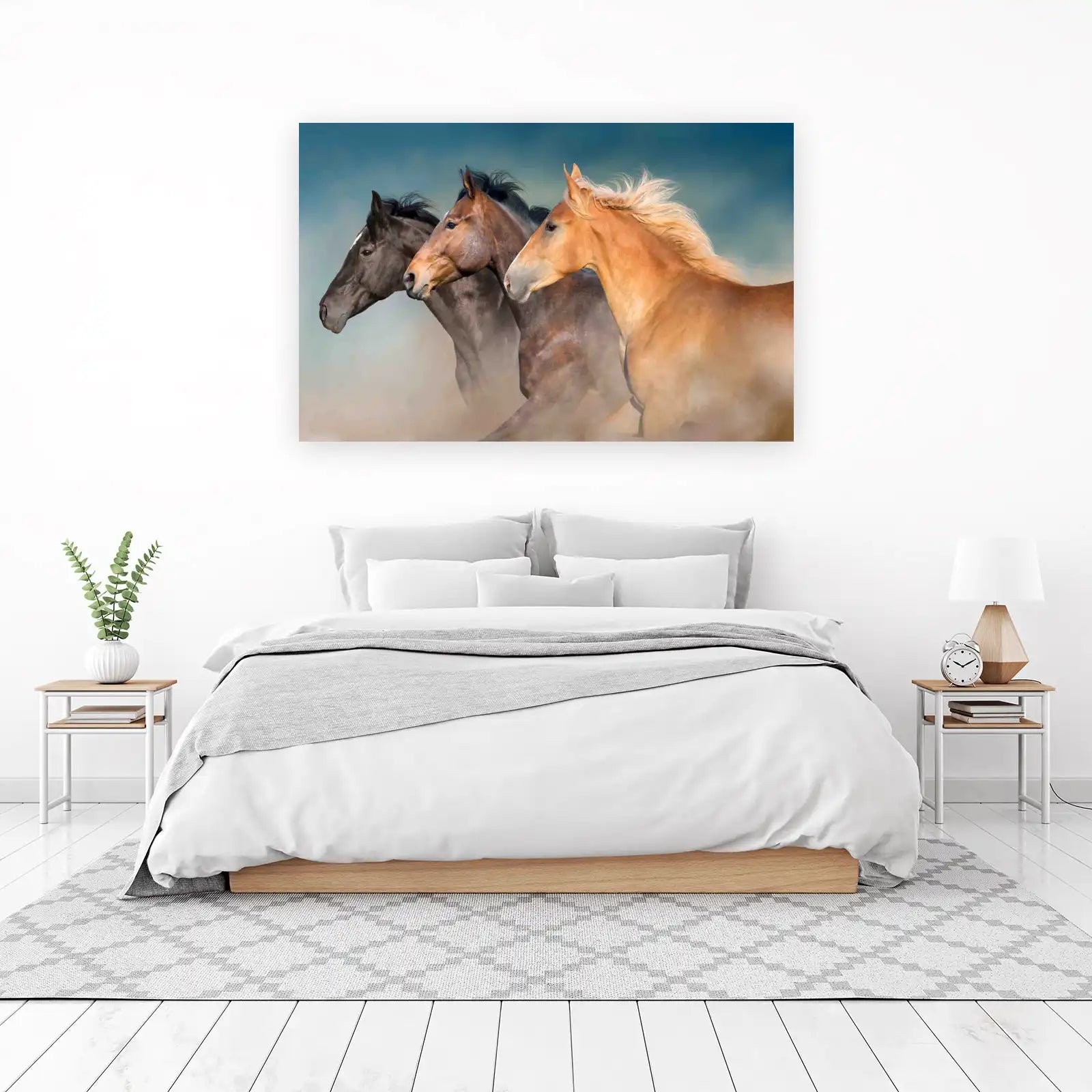 Majestic Gallop Horses Wall Art