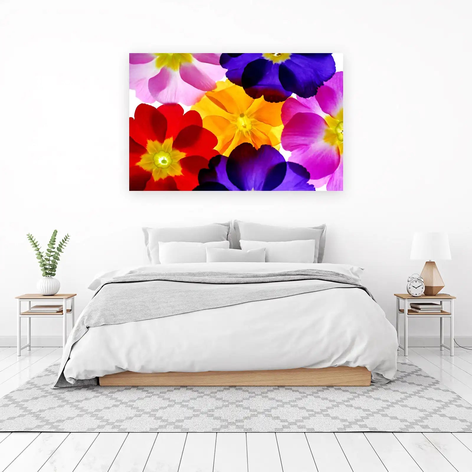 Vibrant Floral Symphony Wall Art