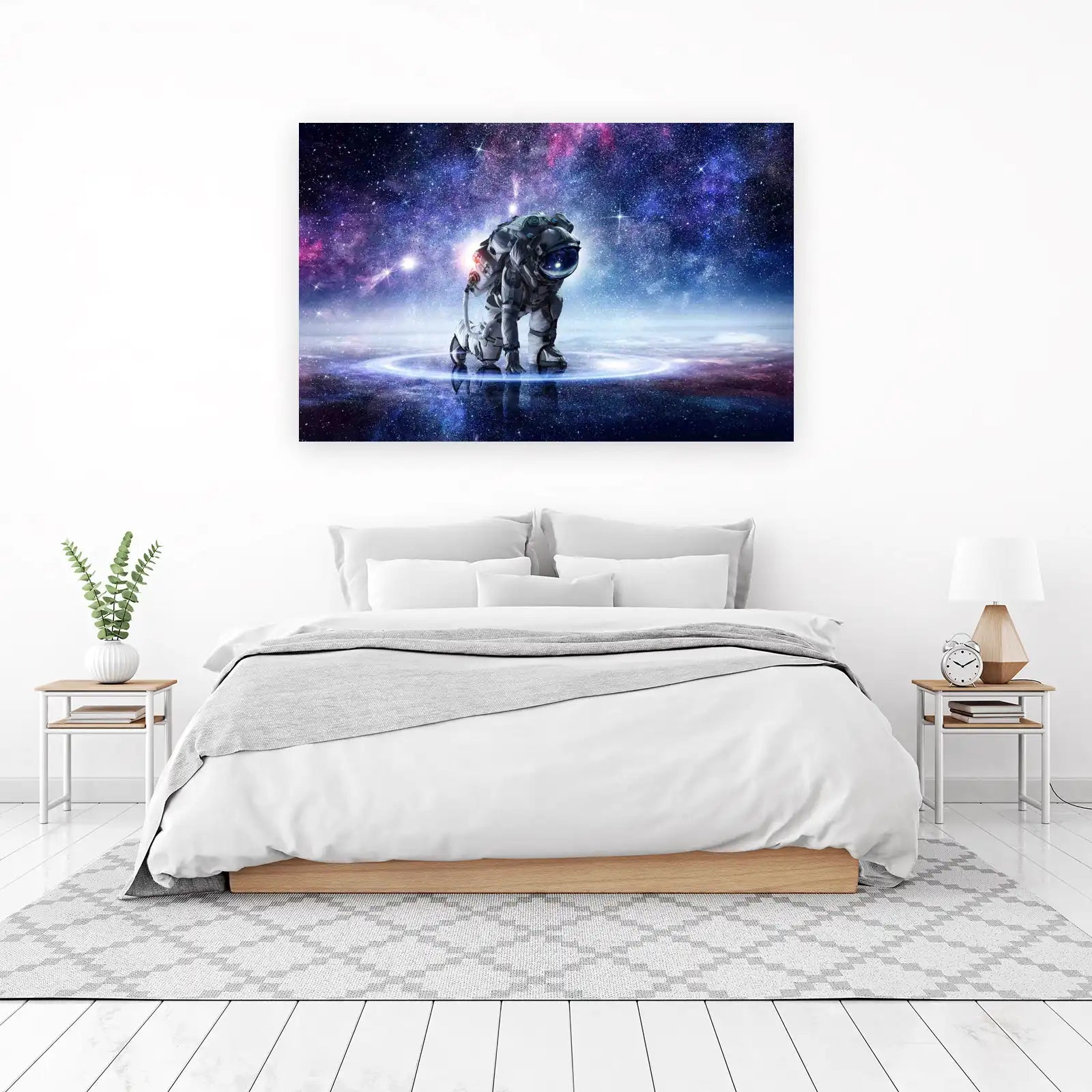 Astronaut Space Galaxy Wall Art