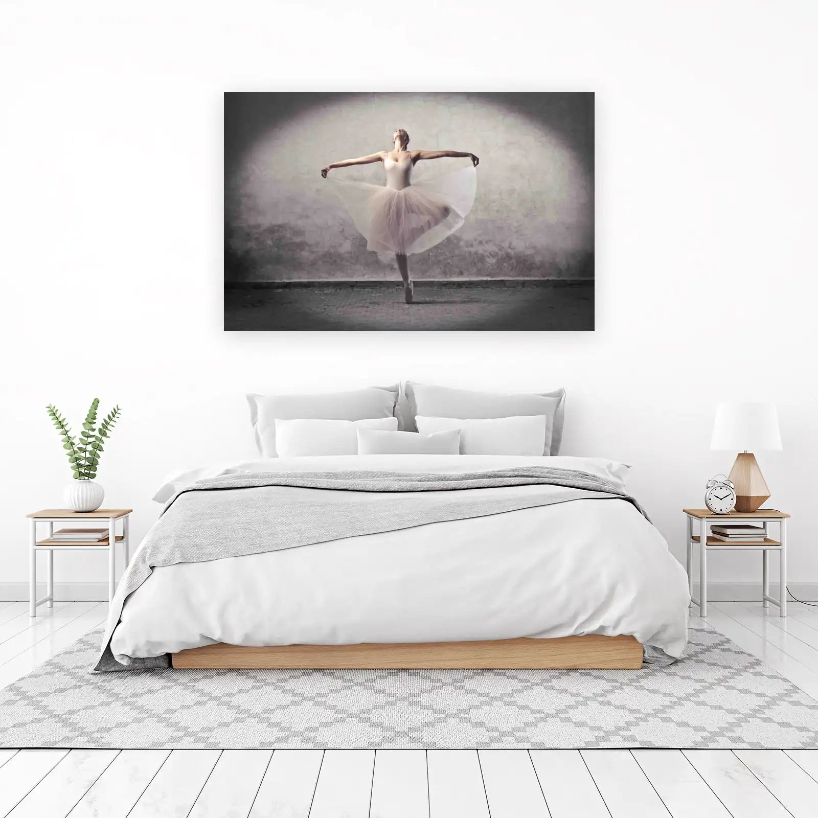 Elegant Ballerina Dance Pose Wall Art