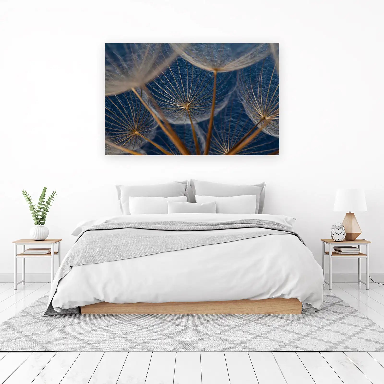 Abstract Dandelion Seed Whimsy Wall Art