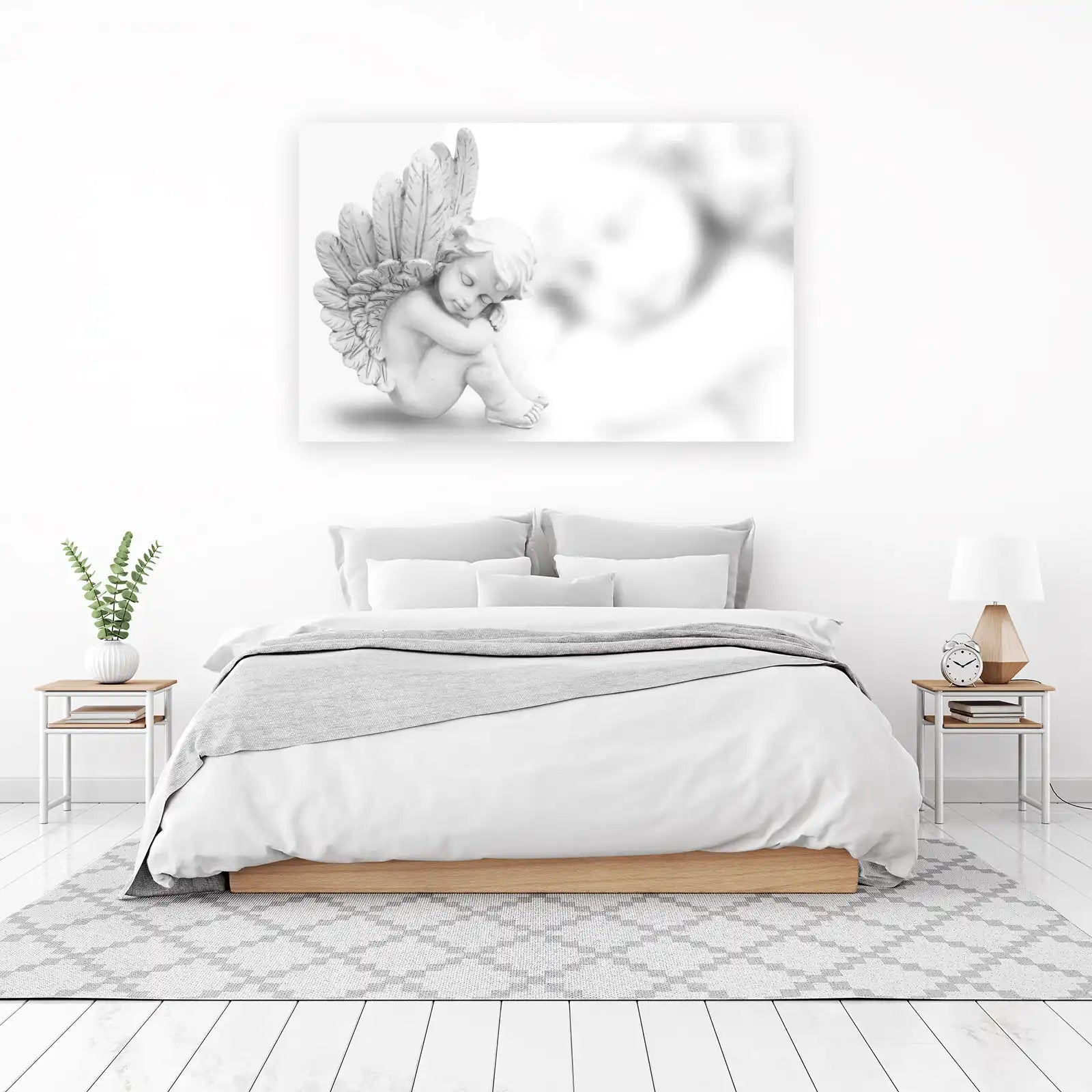 Serene Angel Child Dreamy Wall Art