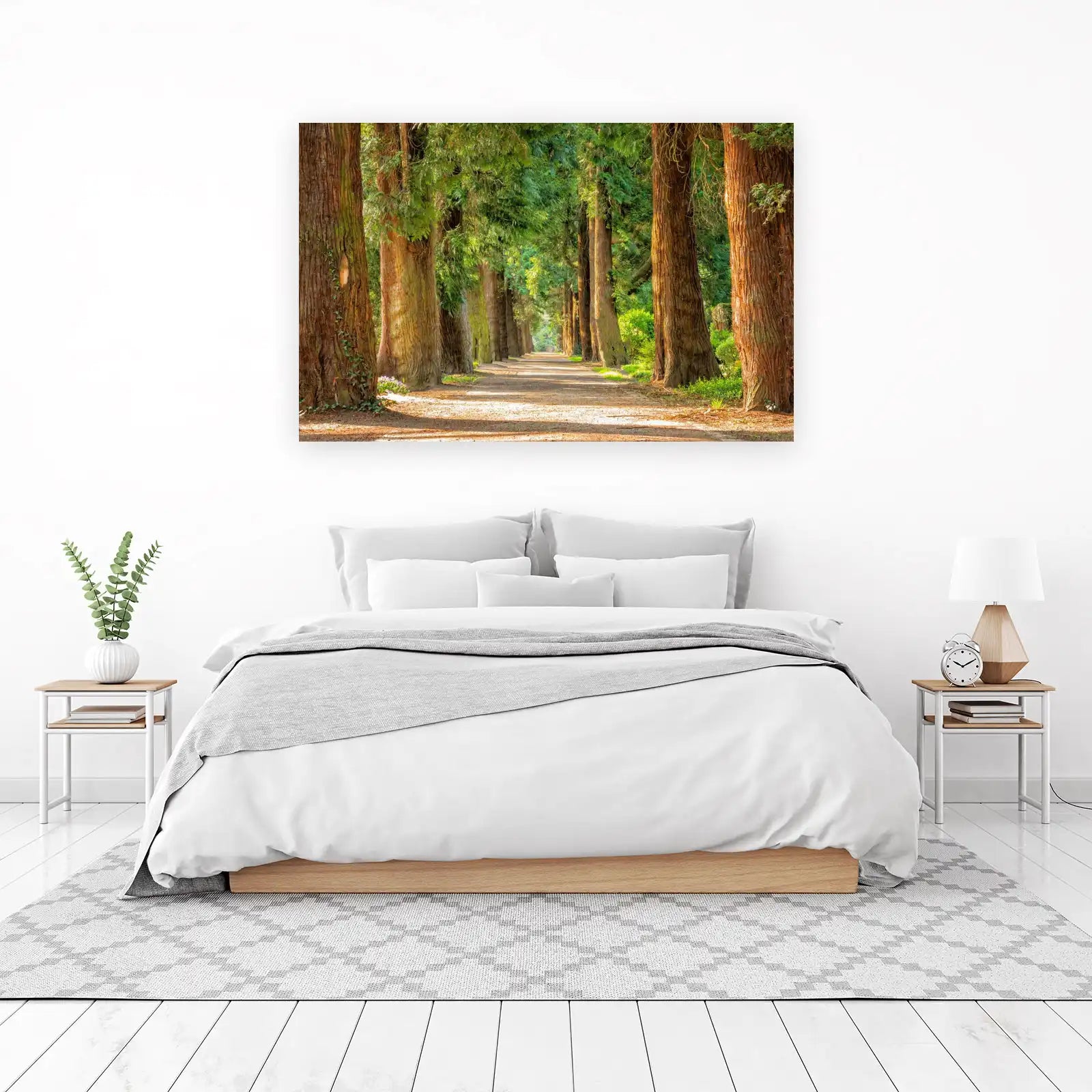 Lush Forest Path Wall Art - Nature Wall Art