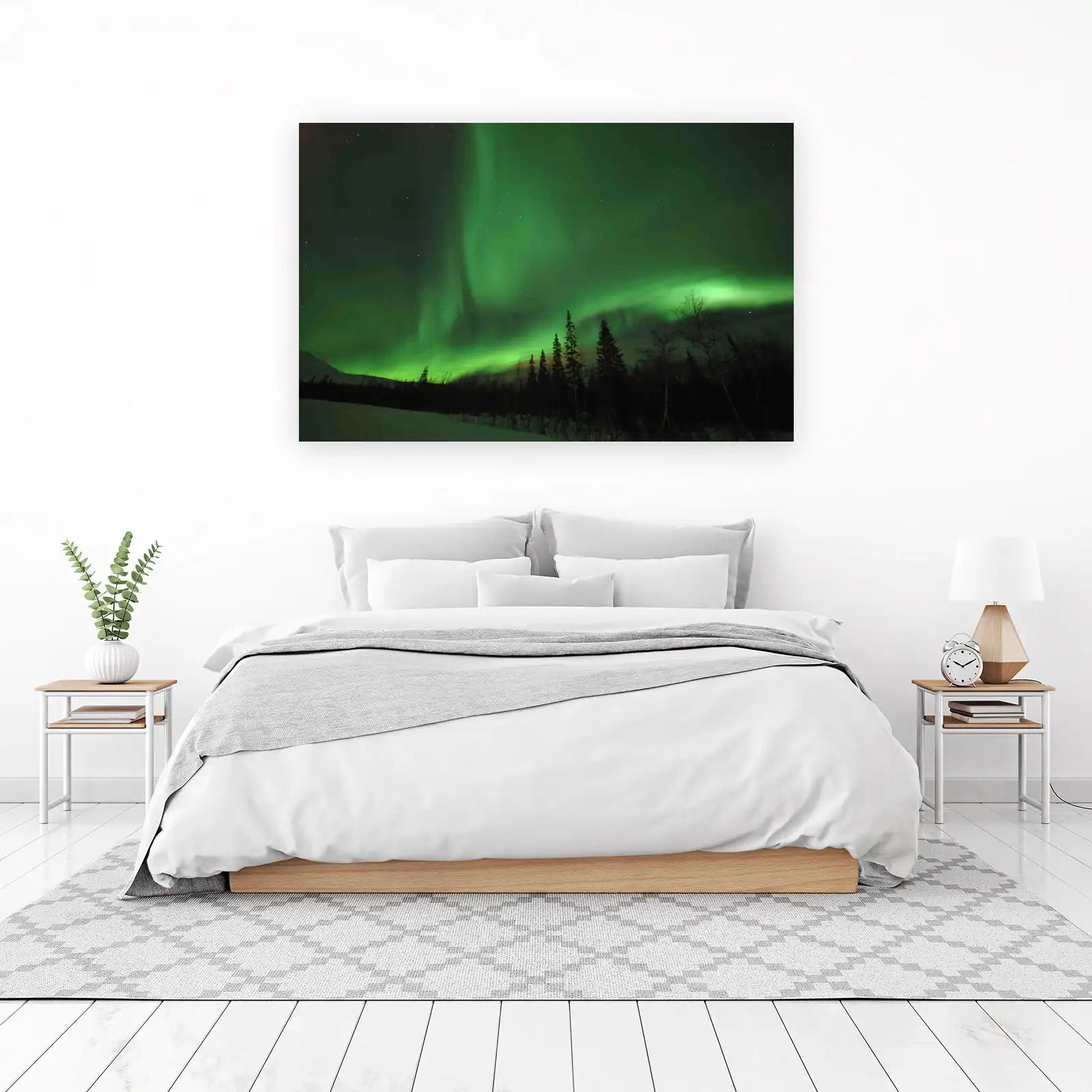 Enchanting Aurora Borealis Sky Wall Art
