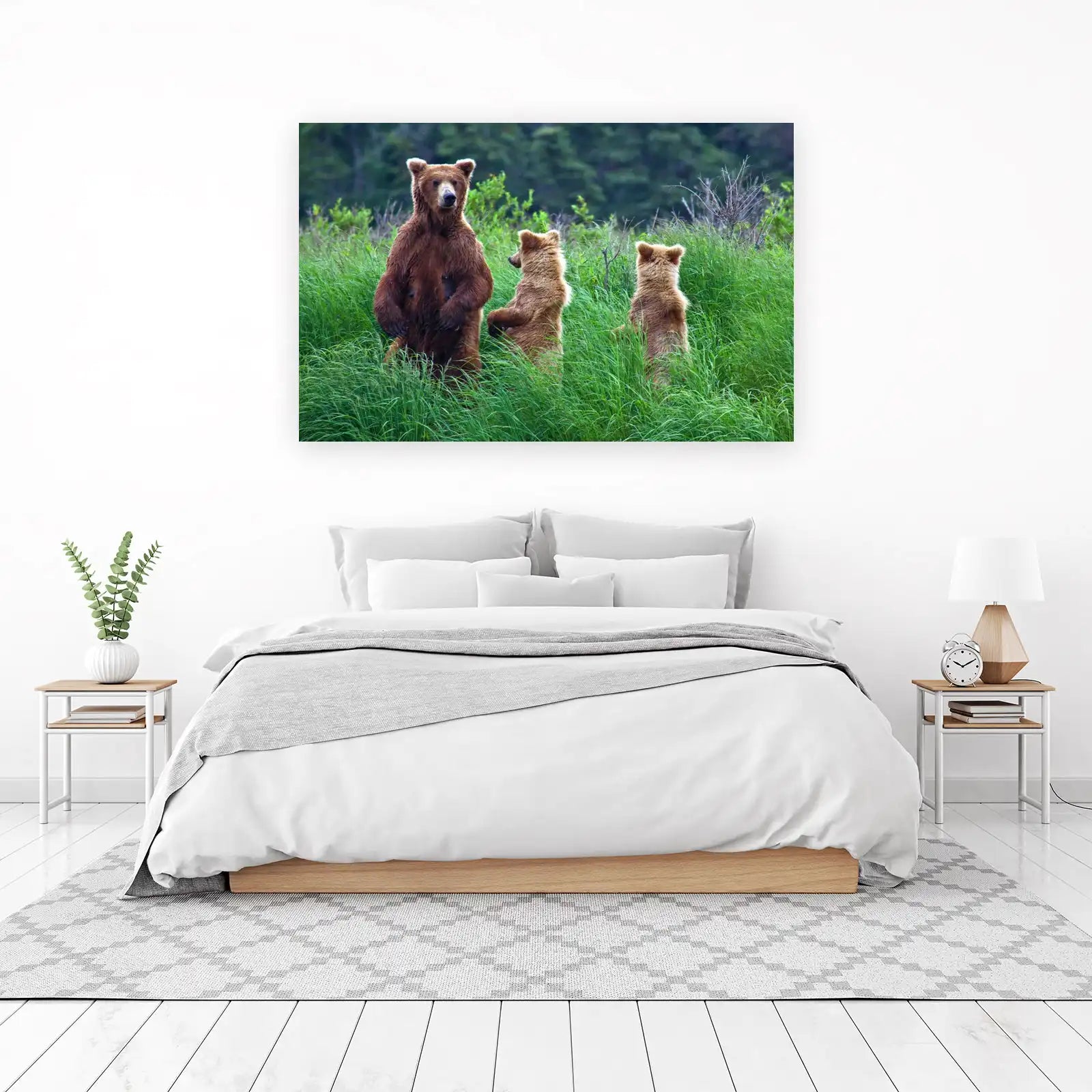 Majestic Bears Standing Tall Wall Art