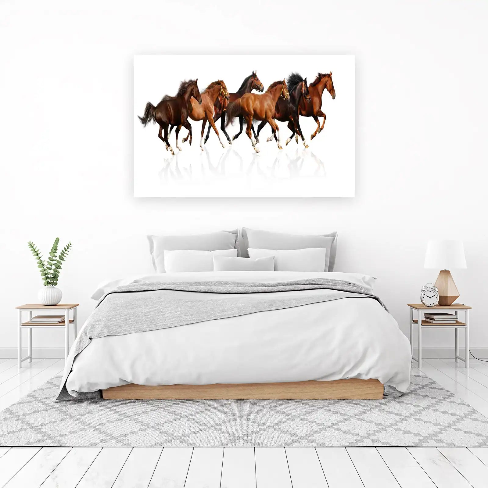 Majestic Running Horses Wall Art Wall Art