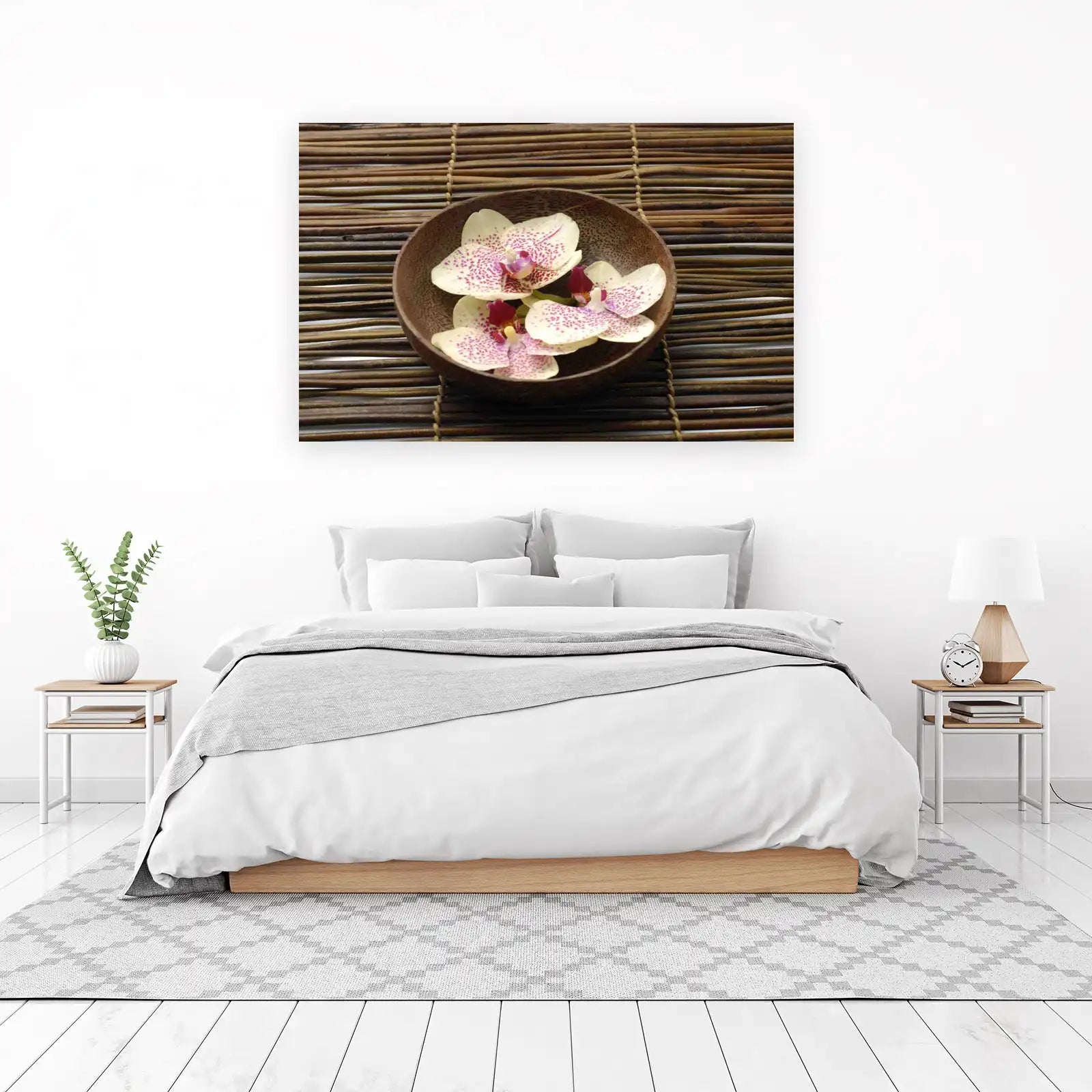 Serene Orchid Spa Zen Wall Art